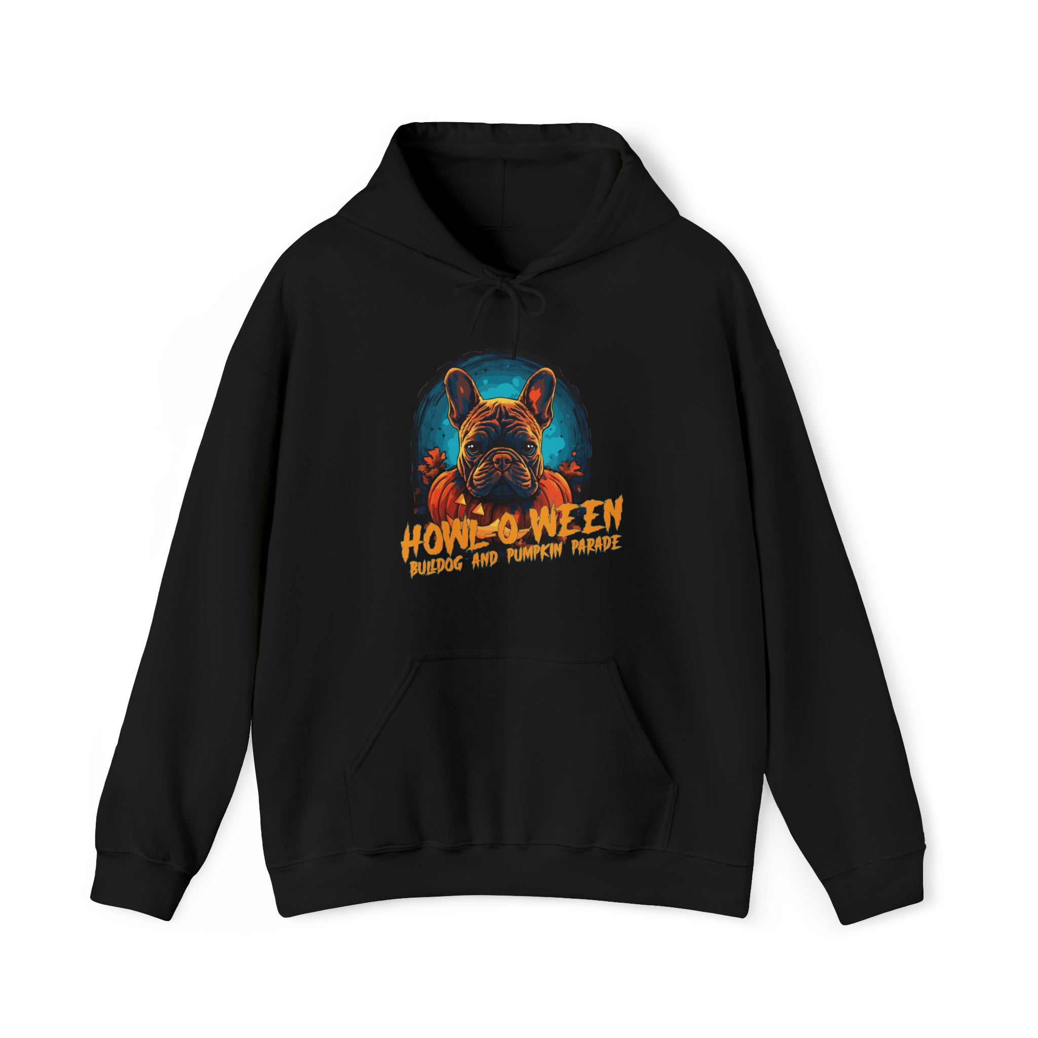 Pumpkin Halloween Pet Parent Pullover for Bulldog Owners-fadou