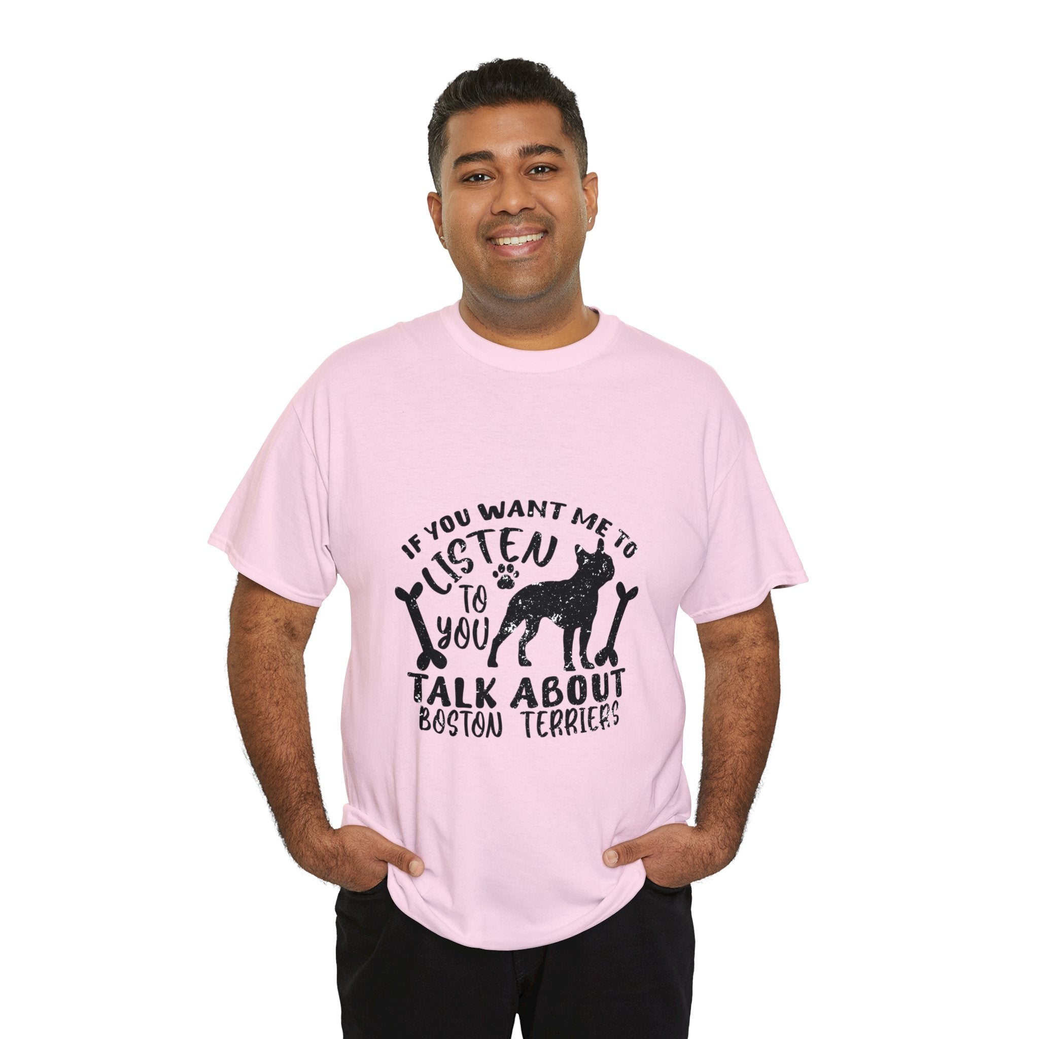Marley - Unisex Tshirts for Boston Terrier Lovers for Everyday Wear-fadou