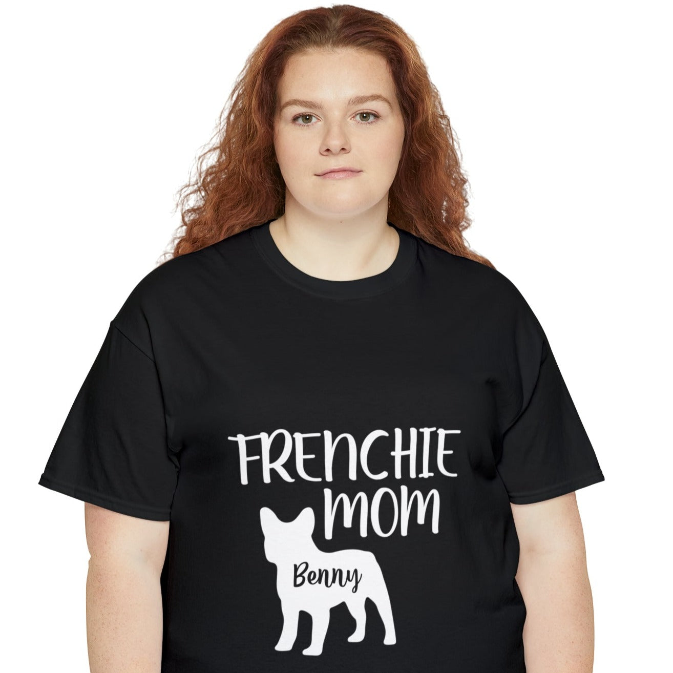 French Bulldog Custom Cotton T-Shirt for Frenchie Enthusiasts-fadou