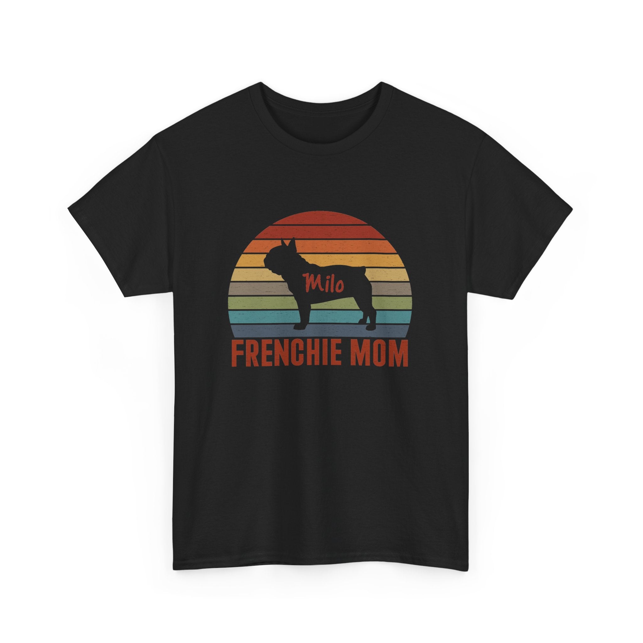 French Bulldog Custom Cotton T-Shirt for Dog Moms & Dads-fadou
