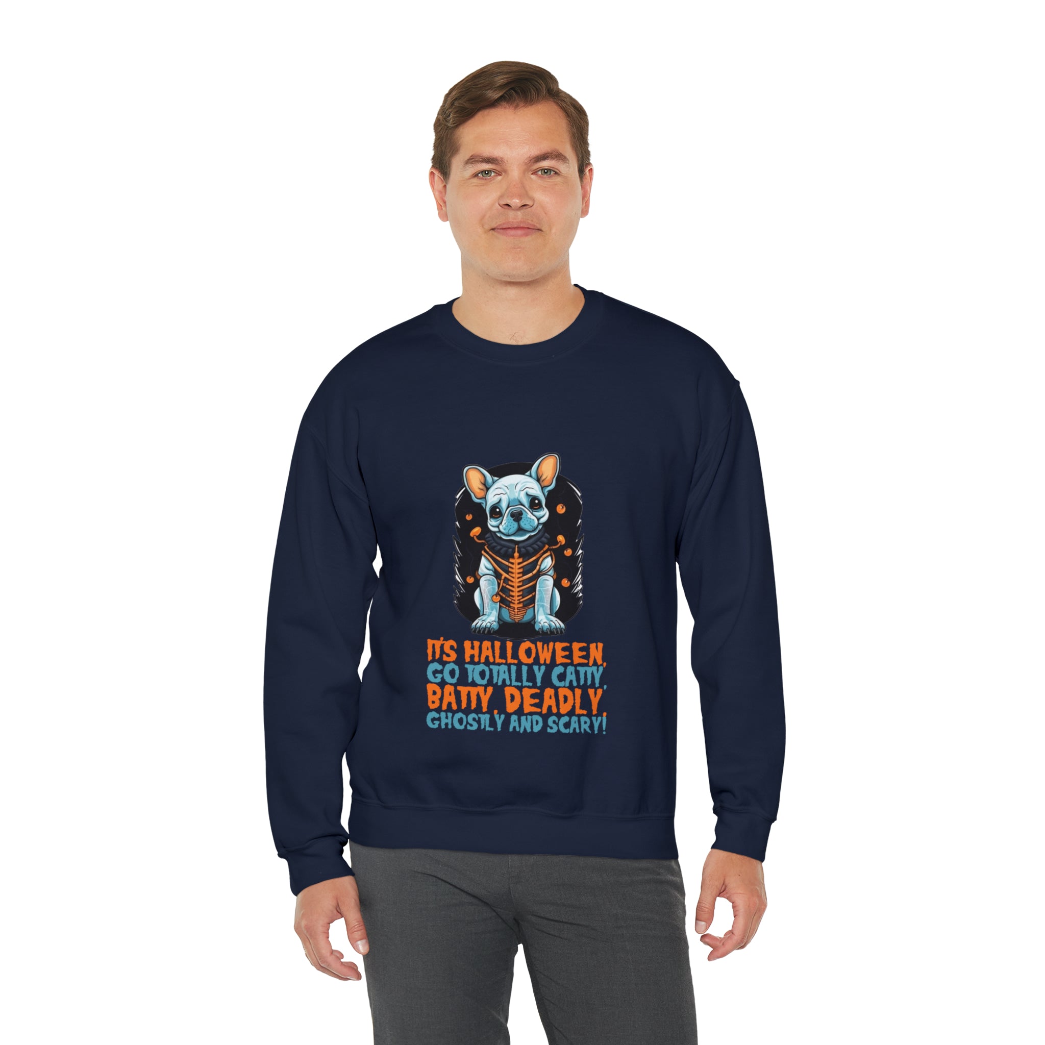 French Bulldog Halloween Pet Parent Pullover for Dog Park Days-fadou