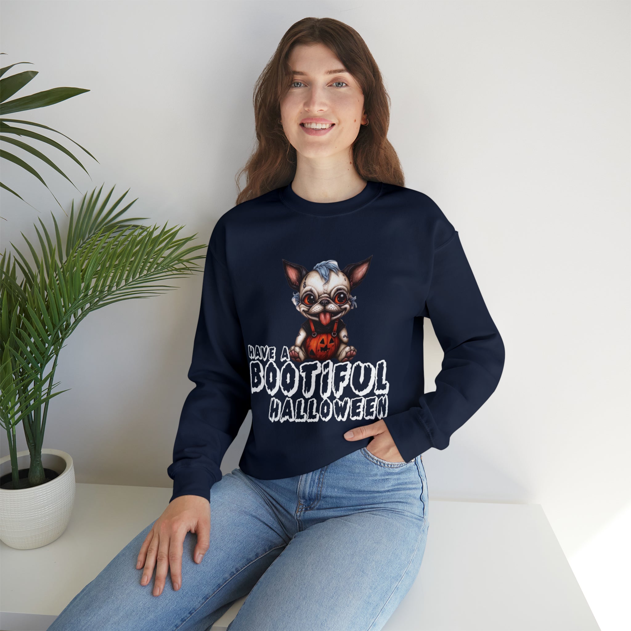 Unisex Halloween Pet Parent Pullover for Frenchie Enthusiasts-fadou