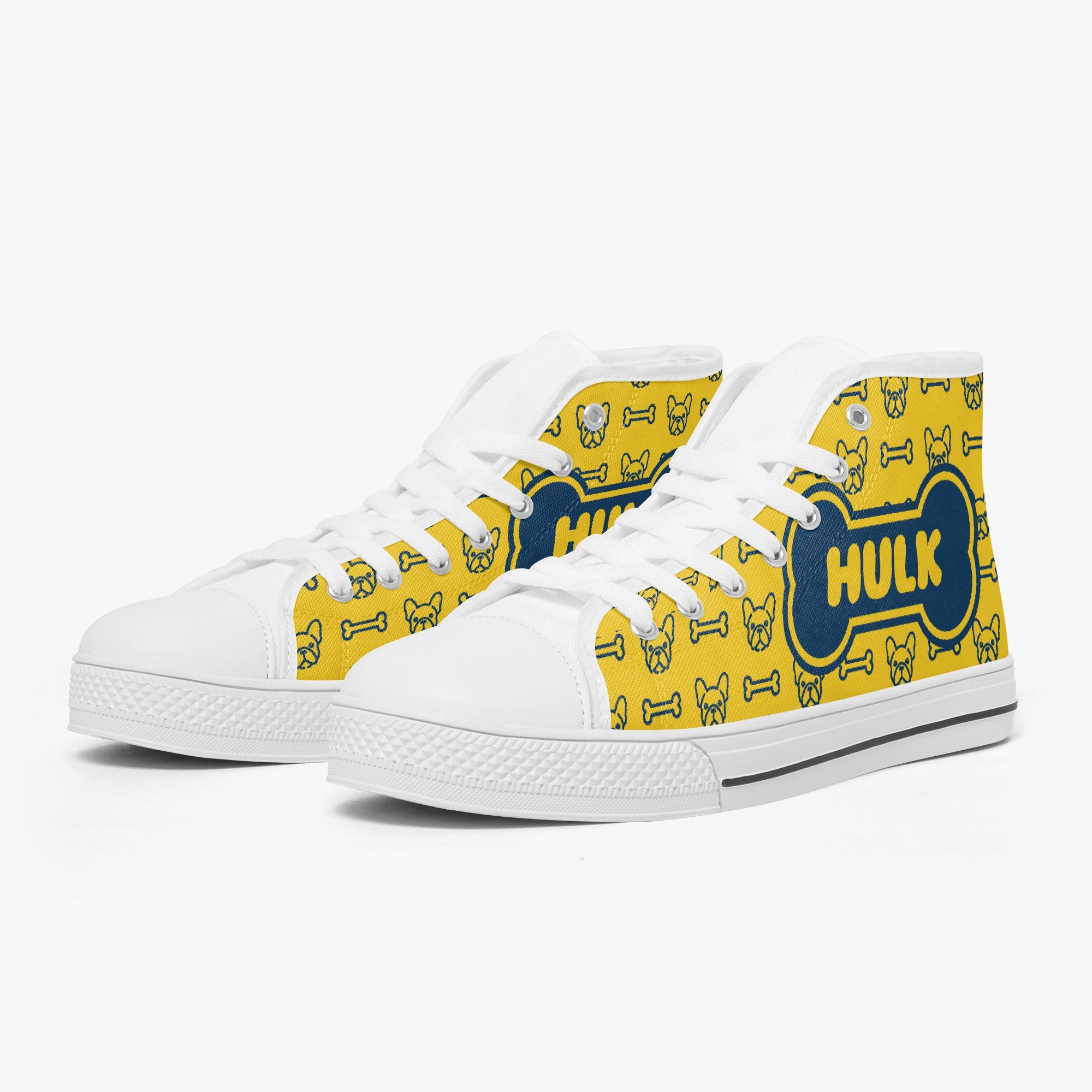 French Bulldog Personalized Classic Sneakers for Dog Park Days-fadou