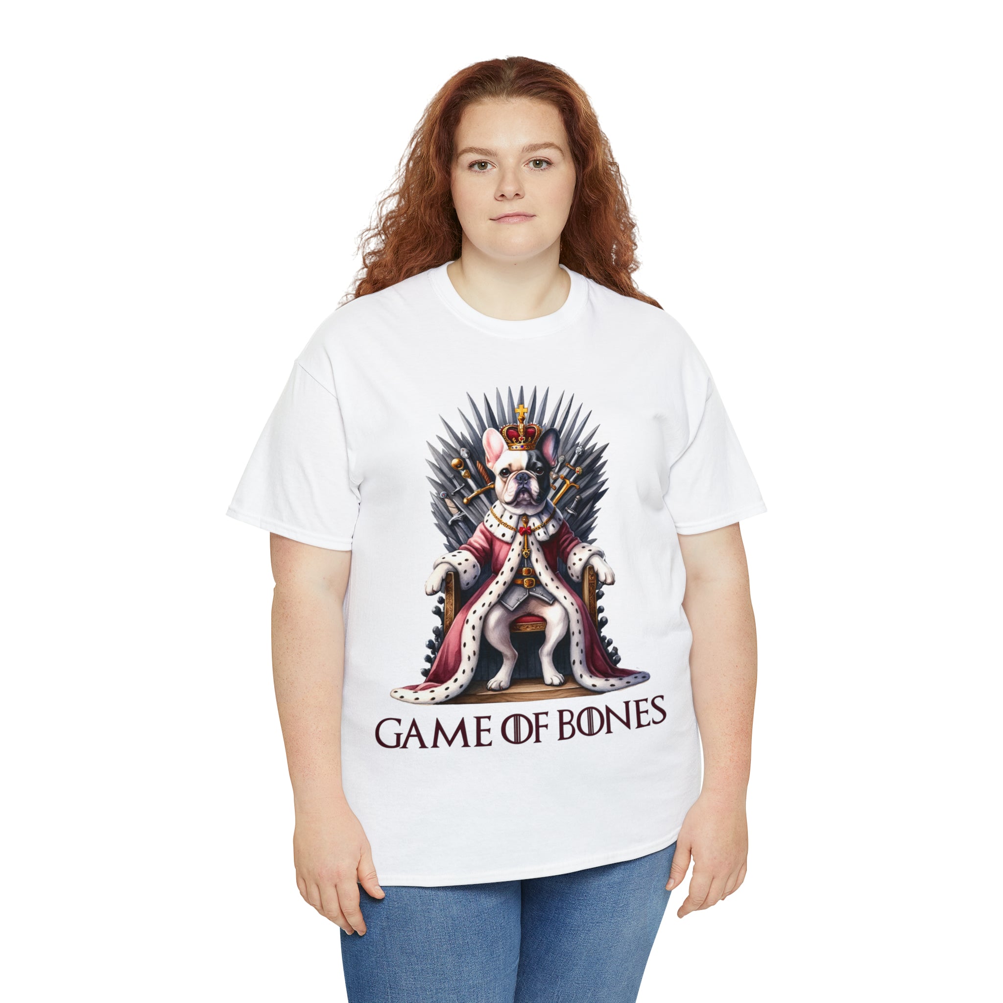 French Bulldog Cotton Graphic Tee for Frenchie Enthusiasts-fadou