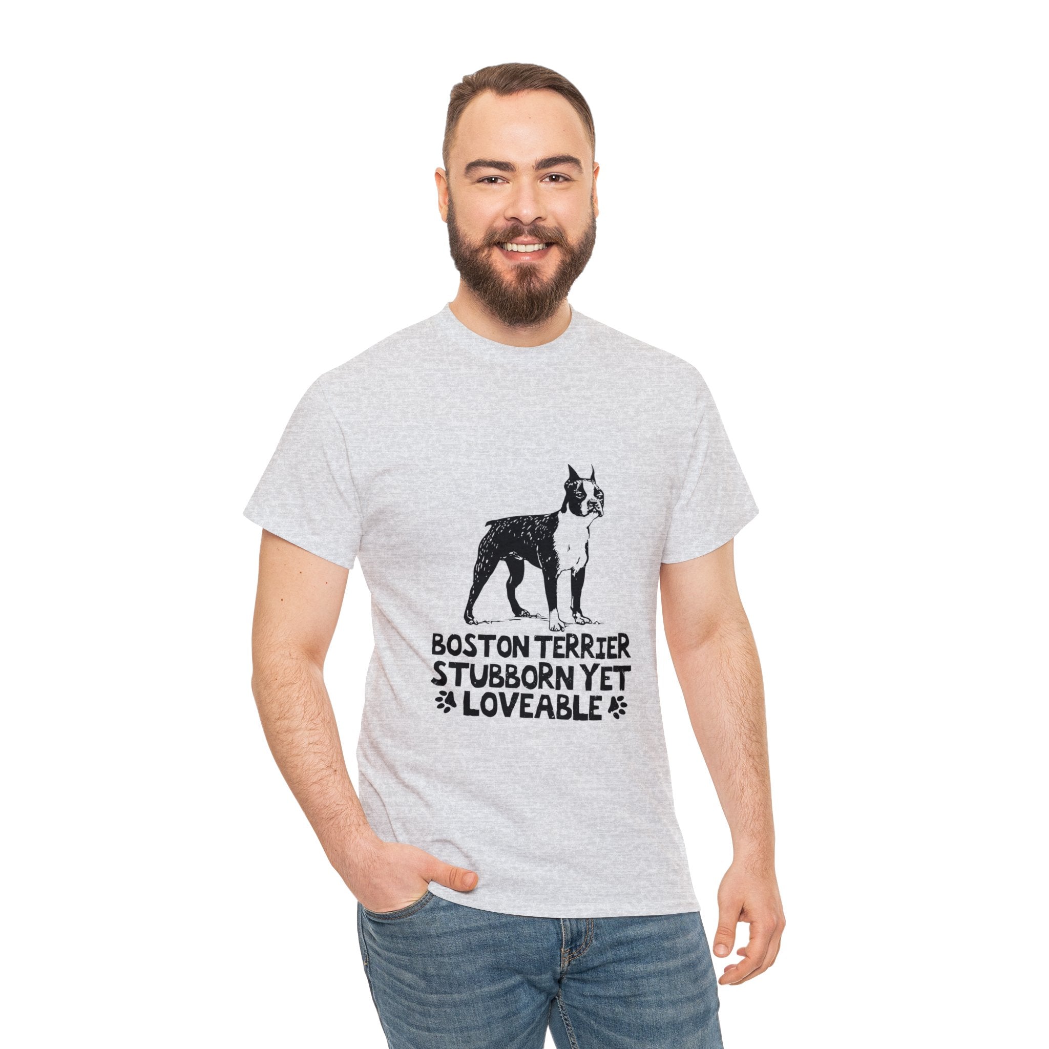 Duke - Unisex Tshirts for Boston Terrier Lovers for Dog Moms & Dads-fadou