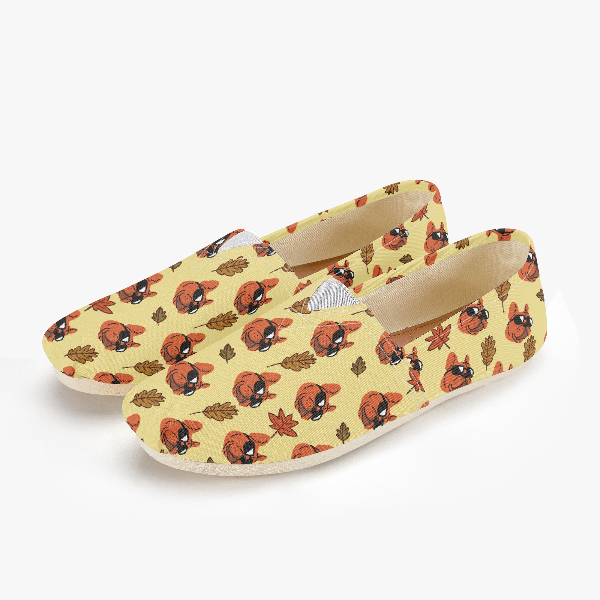 French Bulldog Denim Casual Footwear for Dog Moms & Dads-fadou
