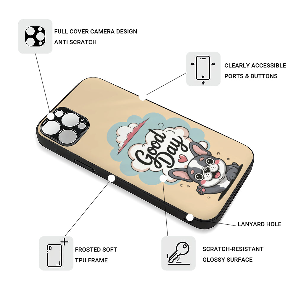 Bailey French Bulldog Protective Case for Dog Park Days-fadou