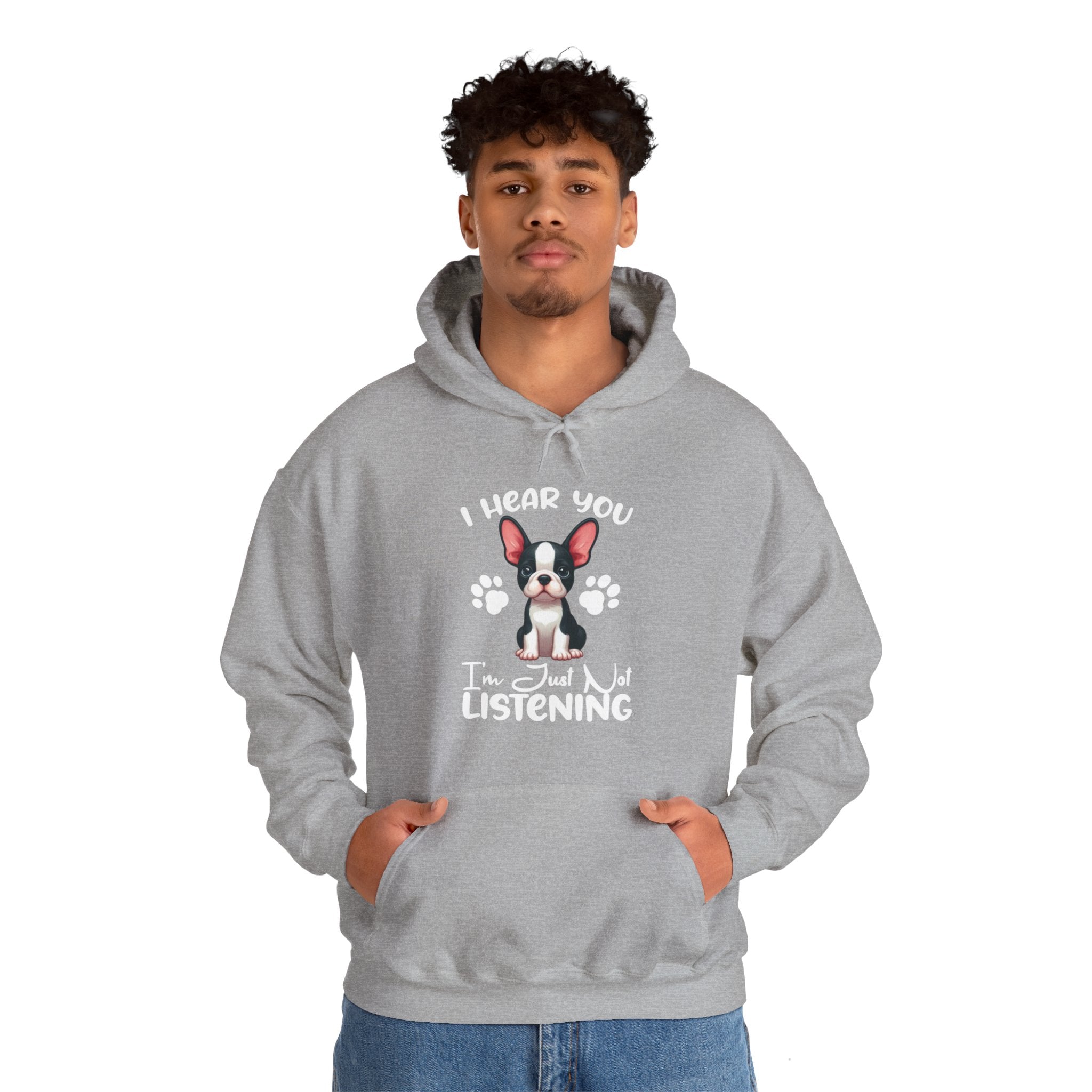 Ozzie French Bulldog Fleece Hoodie for Frenchie Enthusiasts-fadou