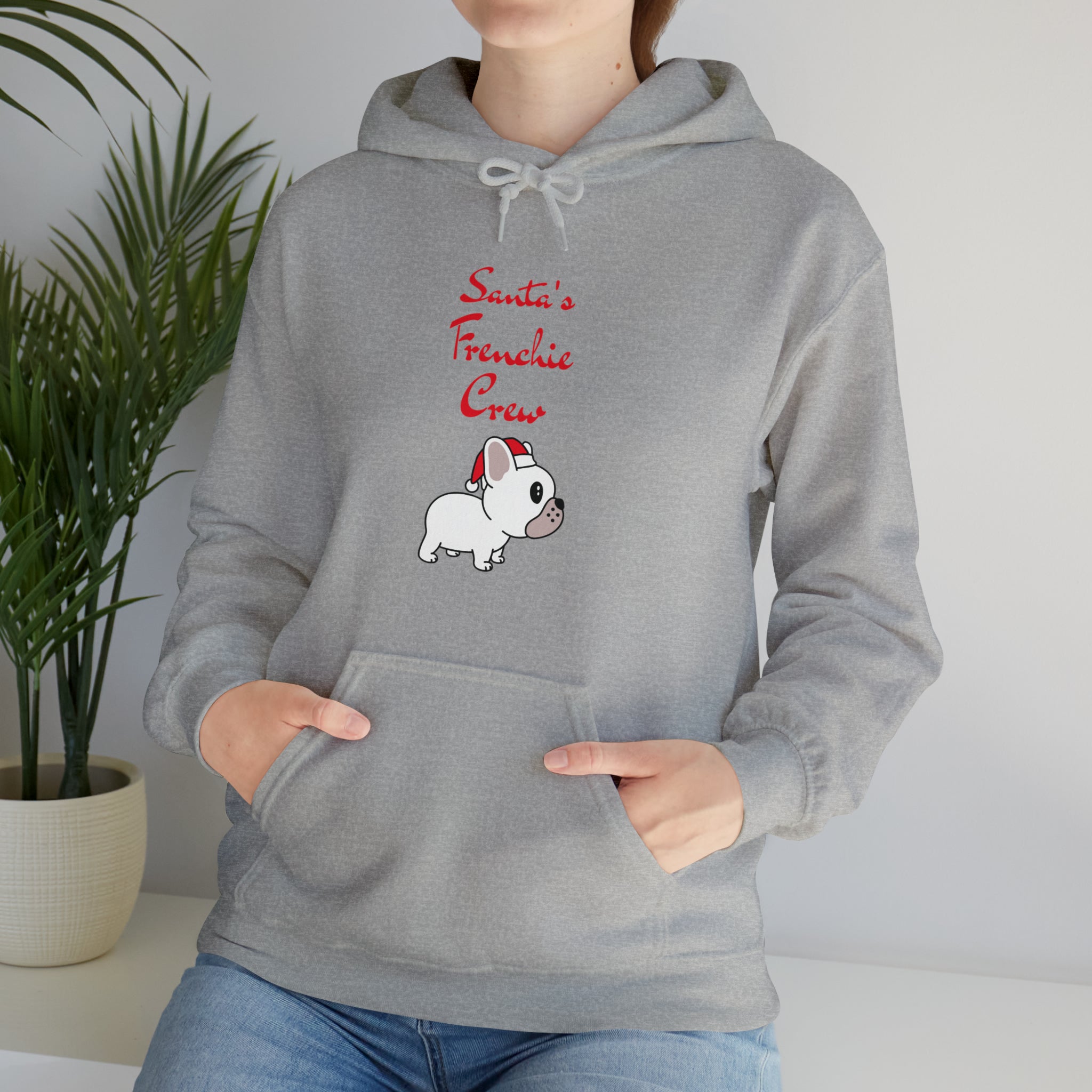 Frenchie Crew Unisex Hoodie for Travel Comfort and Safety-fadou
