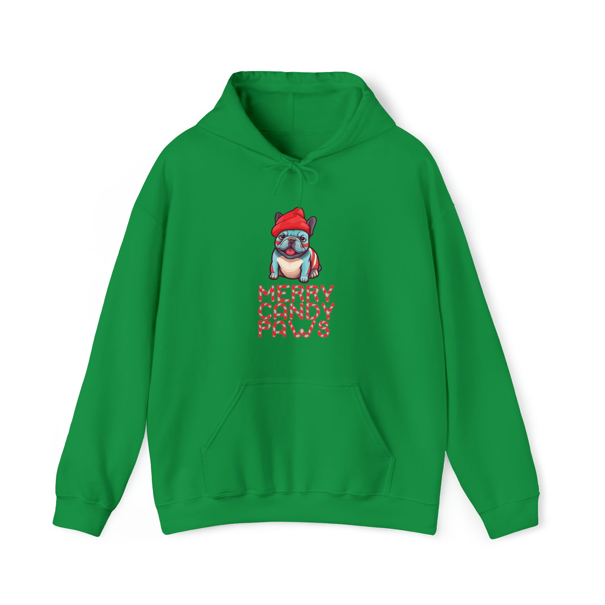 Merry French Bulldog Cotton Sweatshirt for Dog Park Days-fadou