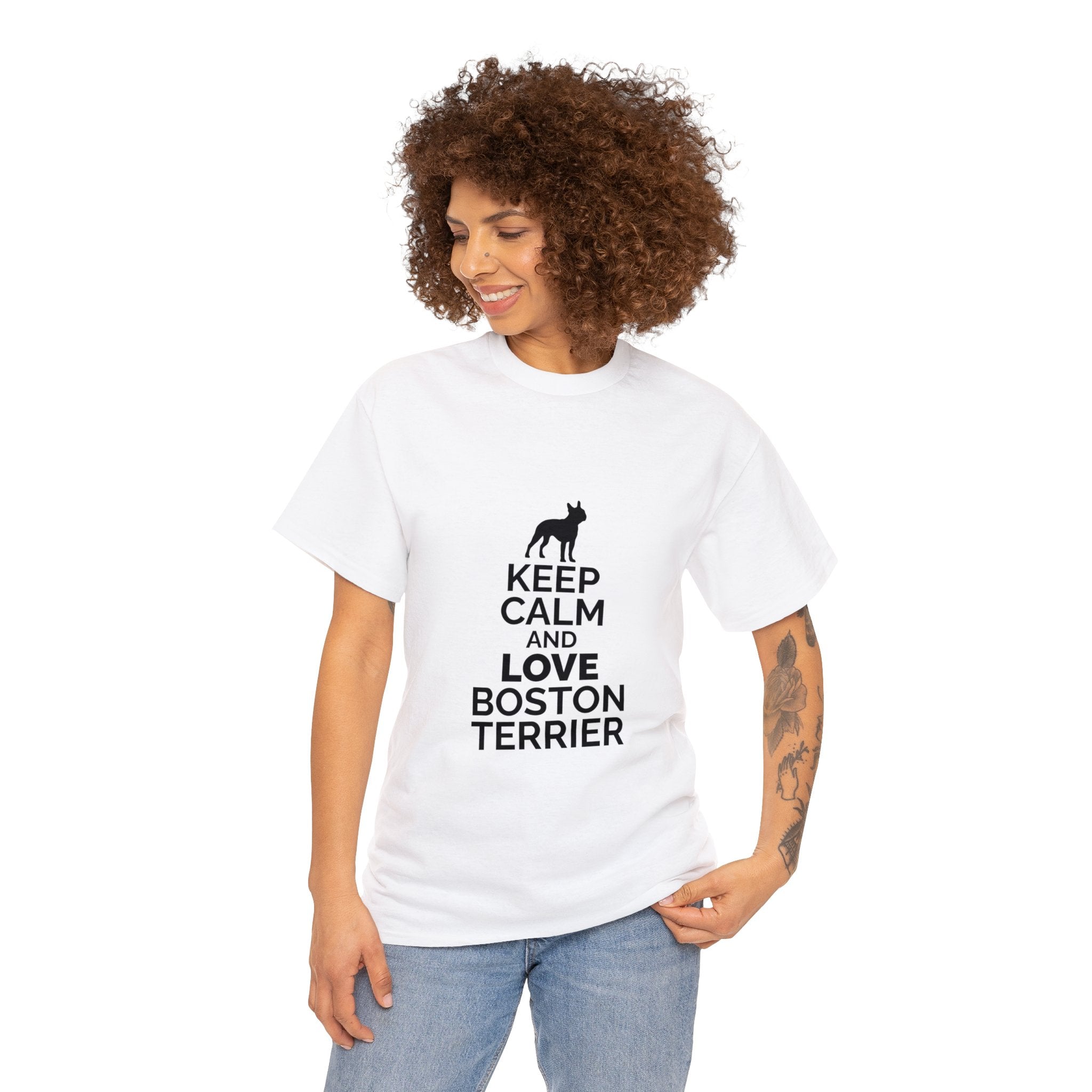 Elvis - Unisex Tshirts for Boston Terrier Lovers for Bulldog Owners-fadou