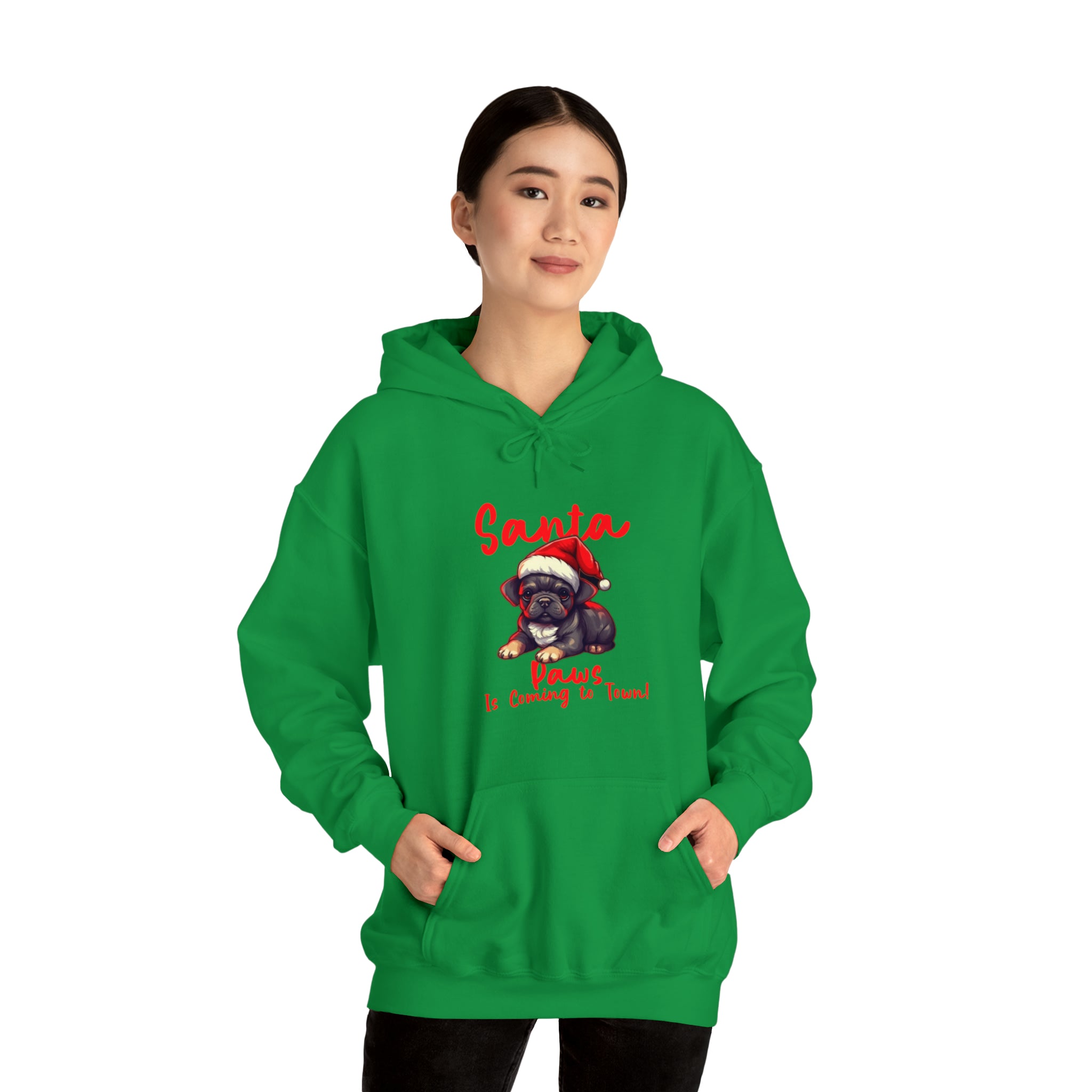 Santa French Bulldog Pet Parent Pullover for Dog Park Days-fadou