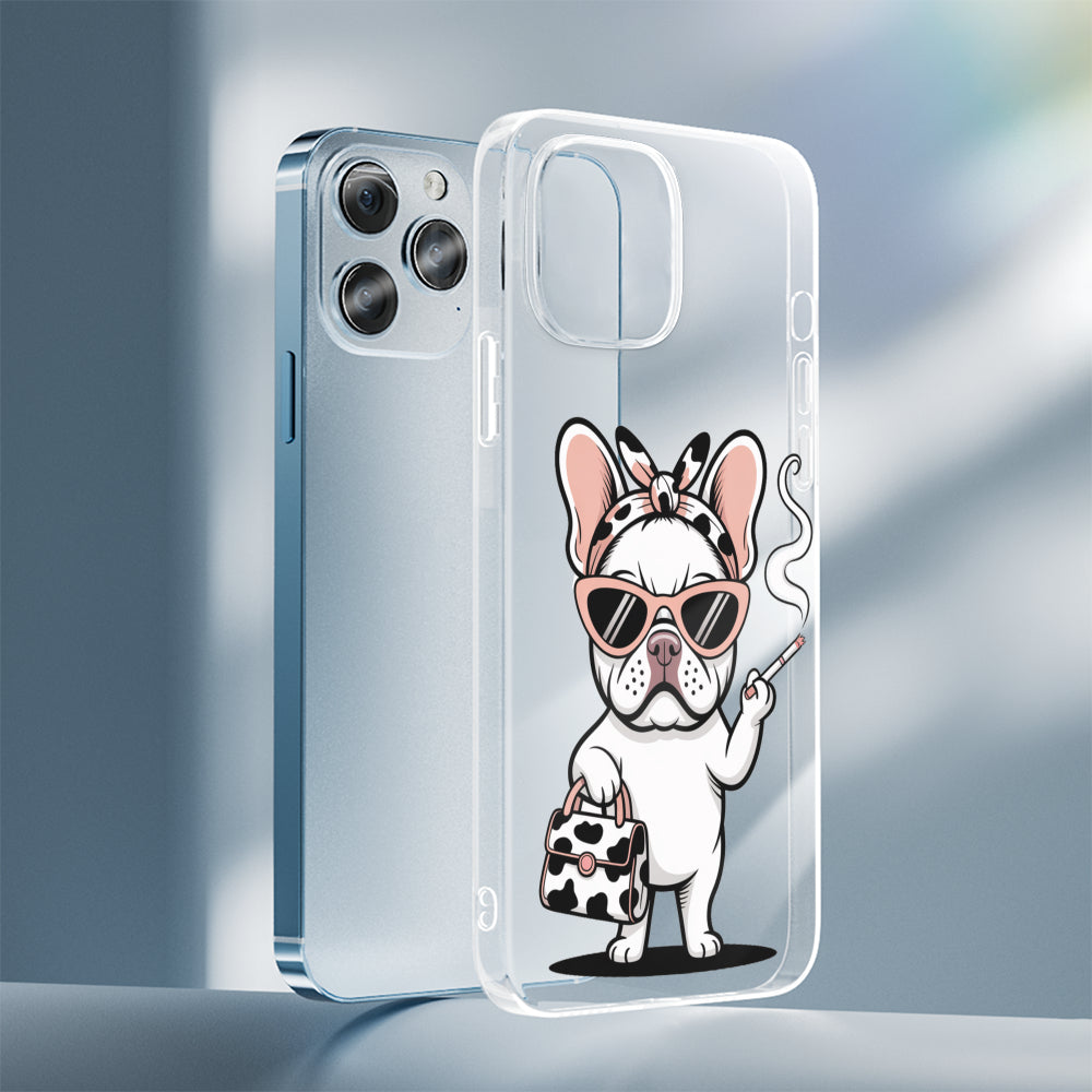 Roxy Silicone Slim Phone Shell for Frenchie Enthusiasts-fadou