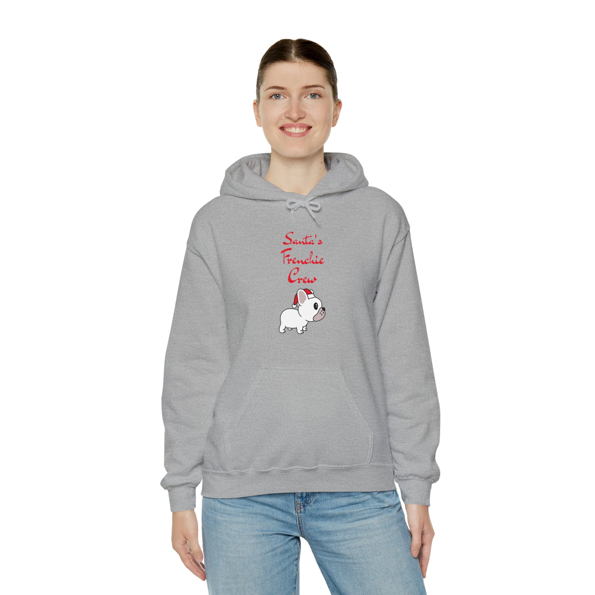 Frenchie Crew Unisex Hoodie for Travel Comfort and Safety-fadou