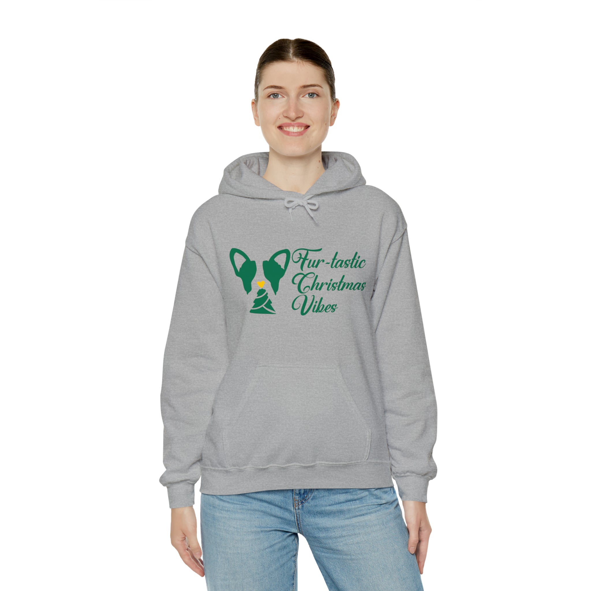 Frenchie Christmas Cotton Sweatshirt for Frenchie Enthusiasts-fadou