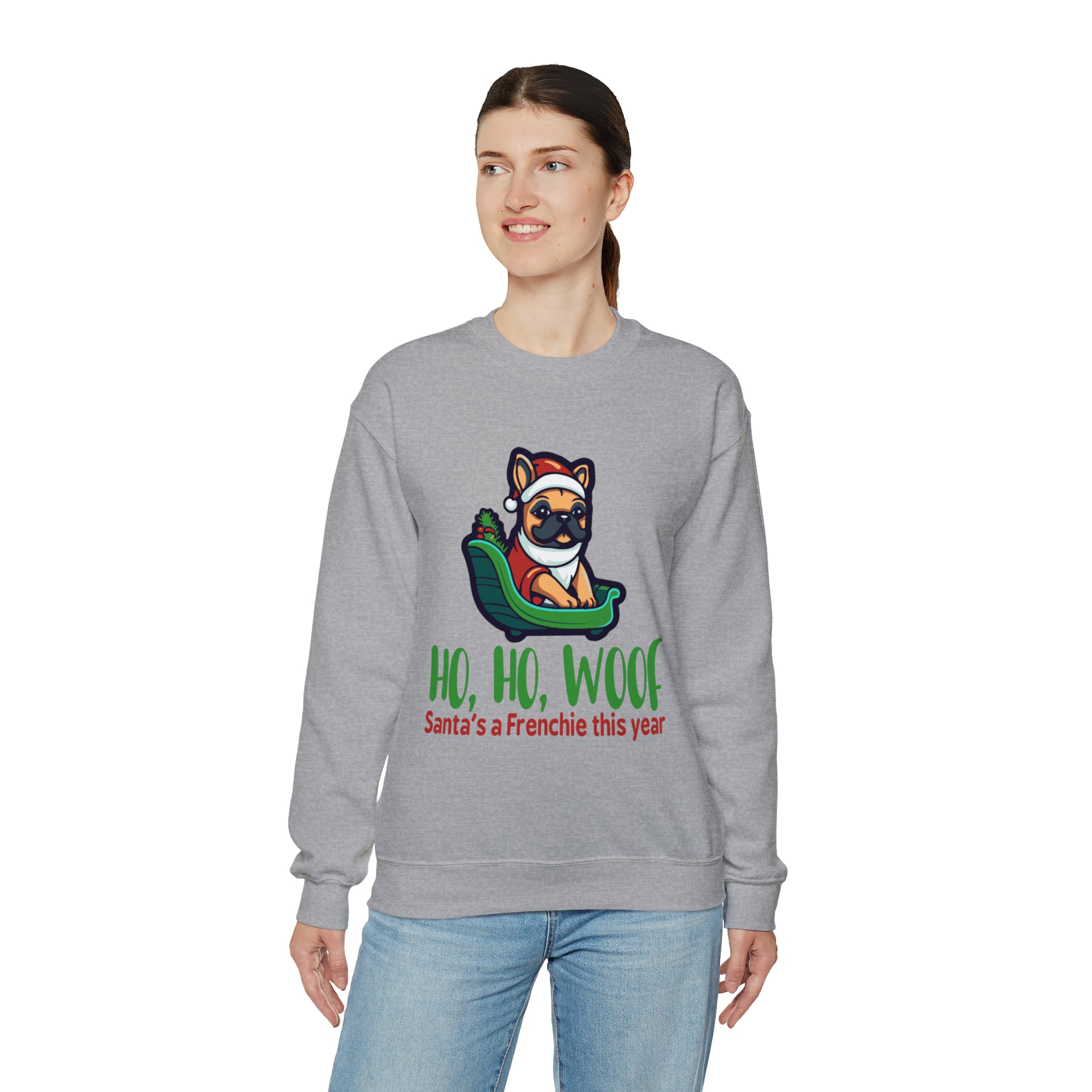 Holly French Bulldog Pet Parent Pullover for Everyday Wear-fadou
