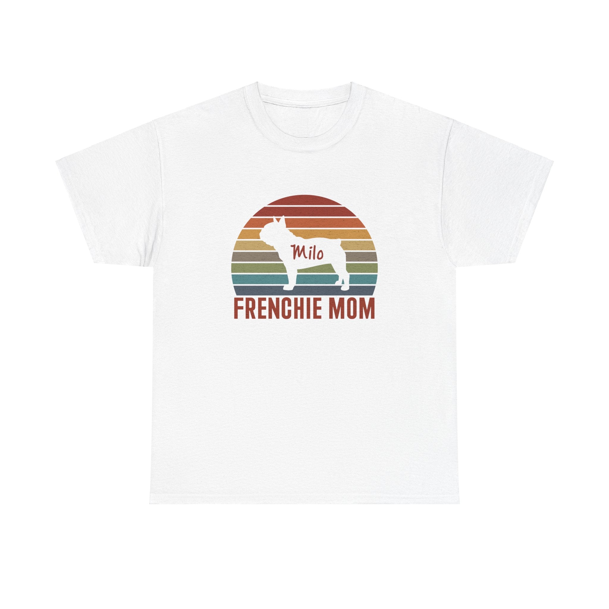 French Bulldog Custom Cotton T-Shirt for Dog Moms & Dads-fadou
