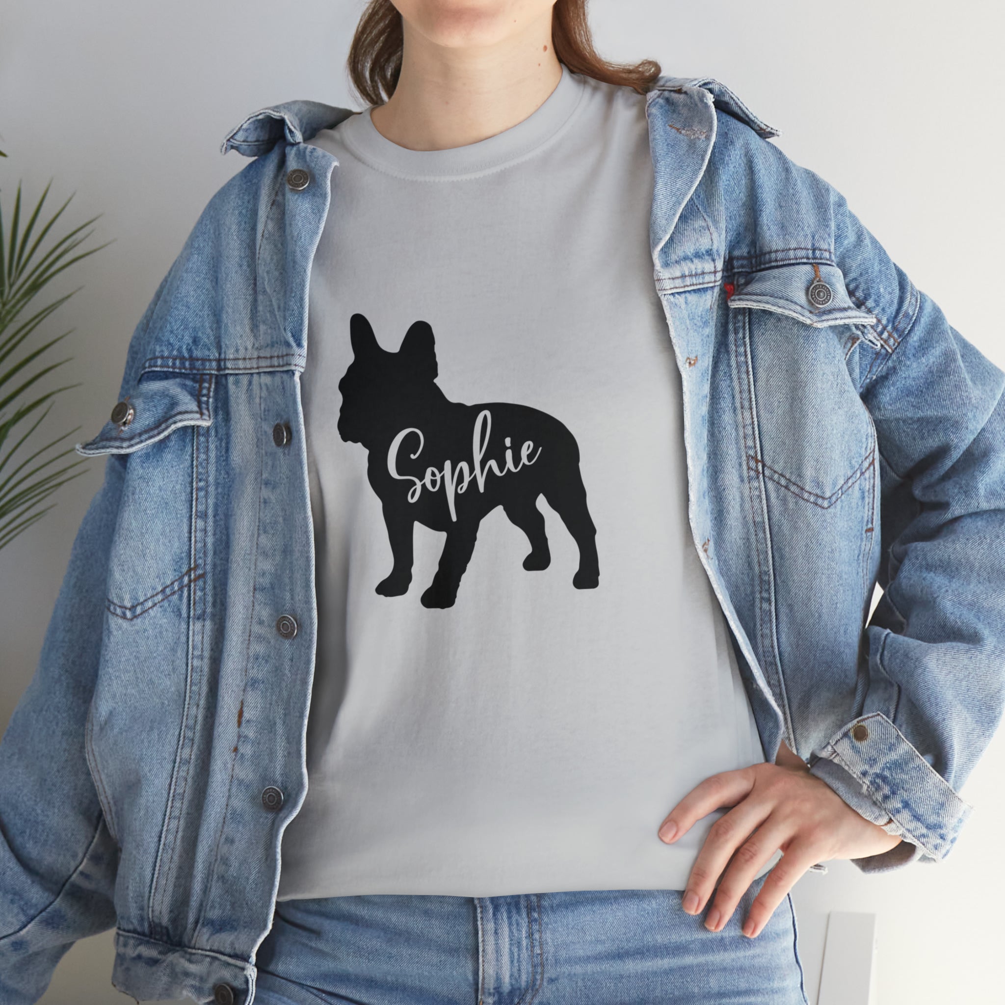 Unisex Personalized Dog Lover Tee for Frenchie Enthusiasts-fadou