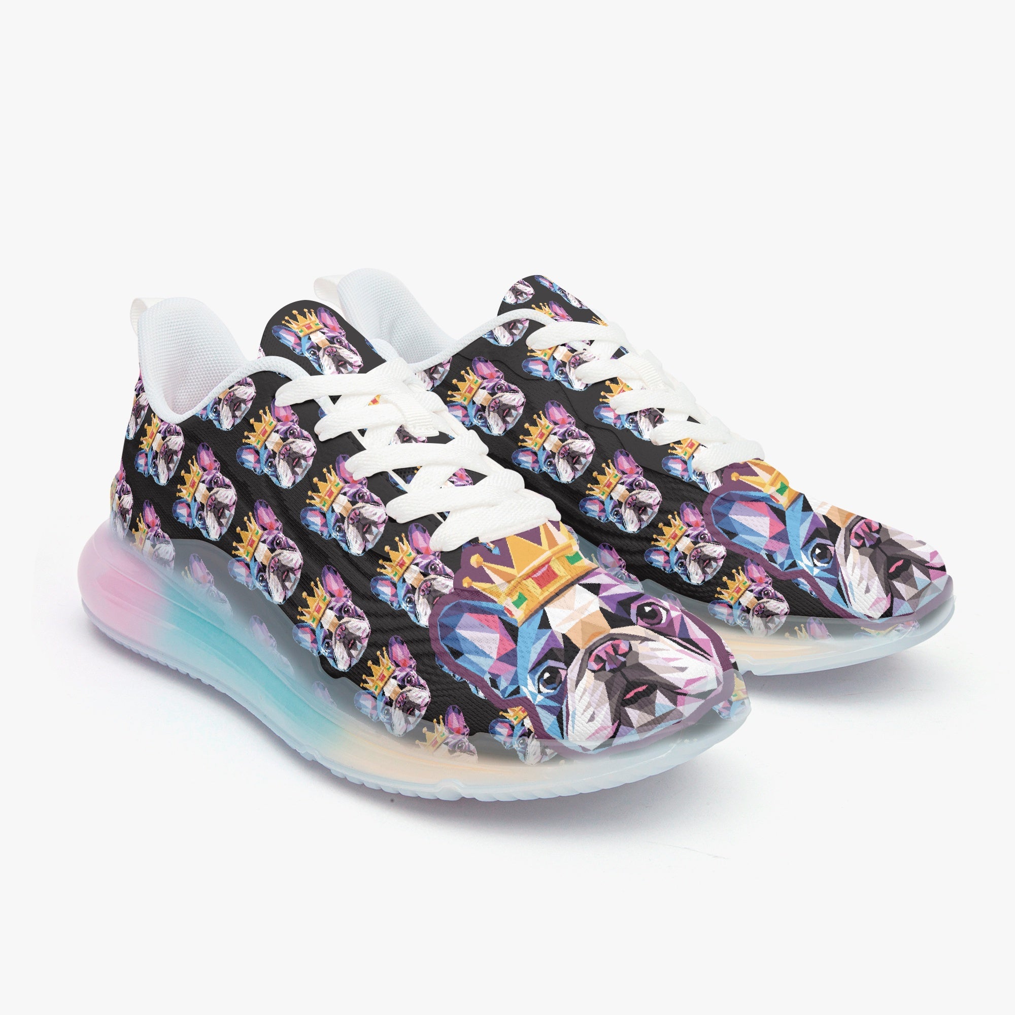 French Bulldog Lightweight Canvas Sneakers for Bulldog Owners-fadou