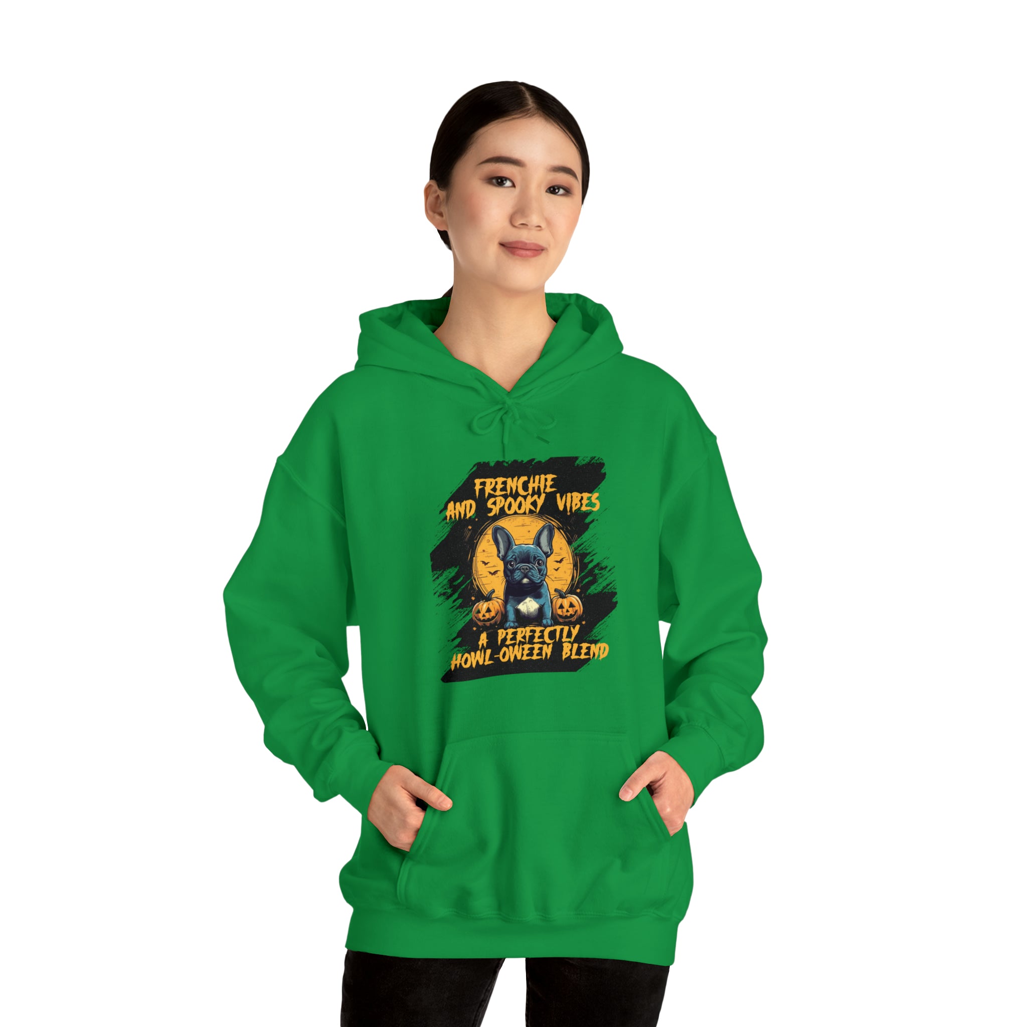 French Bulldog Halloween Dog Mom Hoodie for Dog Moms & Dads-fadou