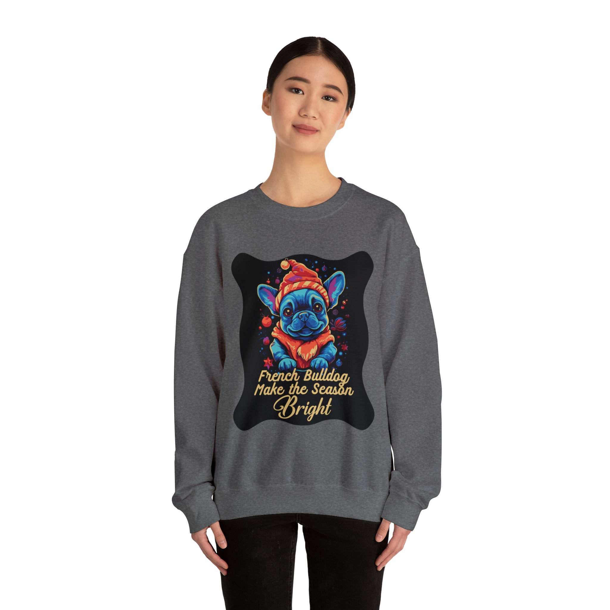 Luna French Bulldog Pet Parent Pullover for Dog Moms & Dads-fadou