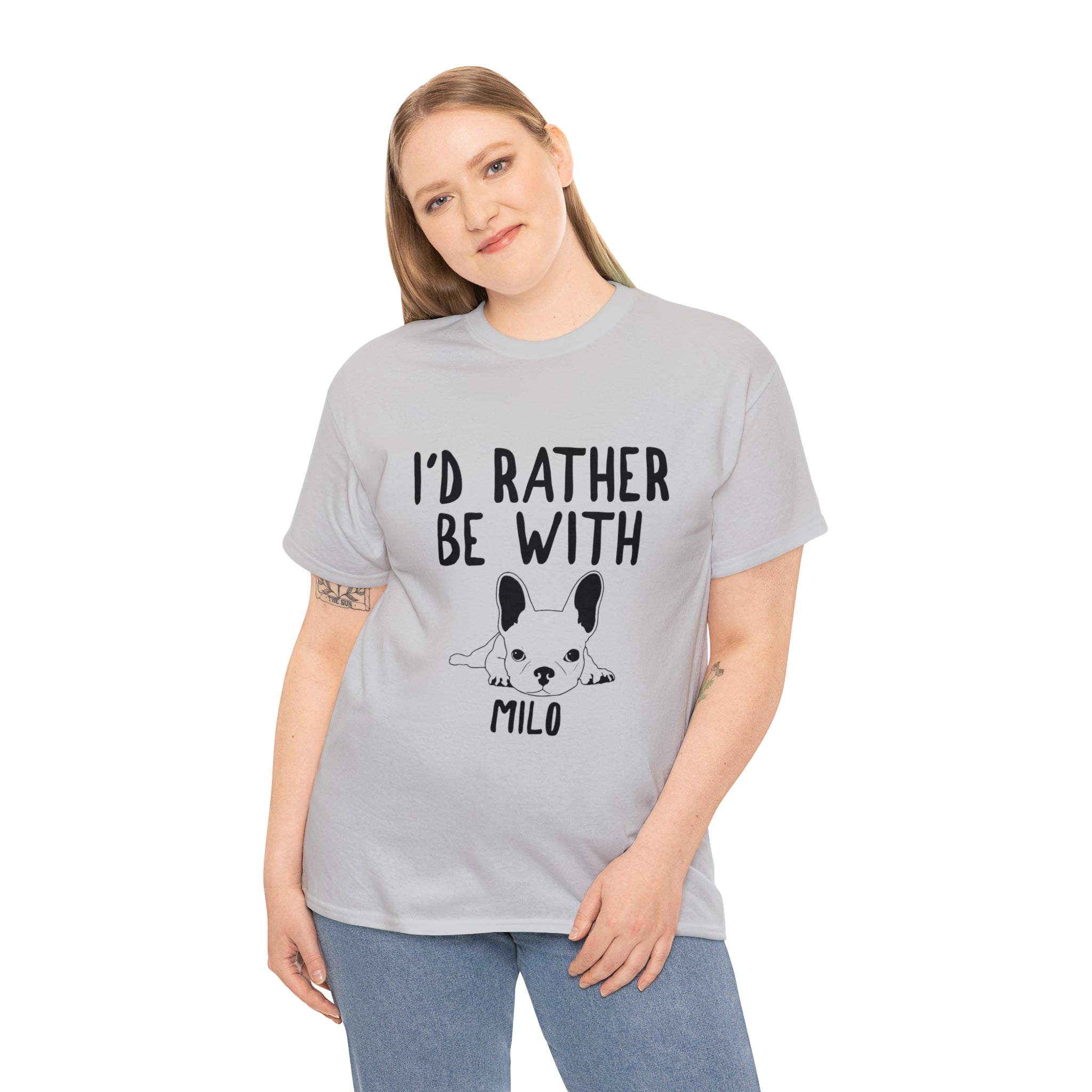 French Bulldog Custom Dog Lover Tee for Dog Moms & Dads-fadou
