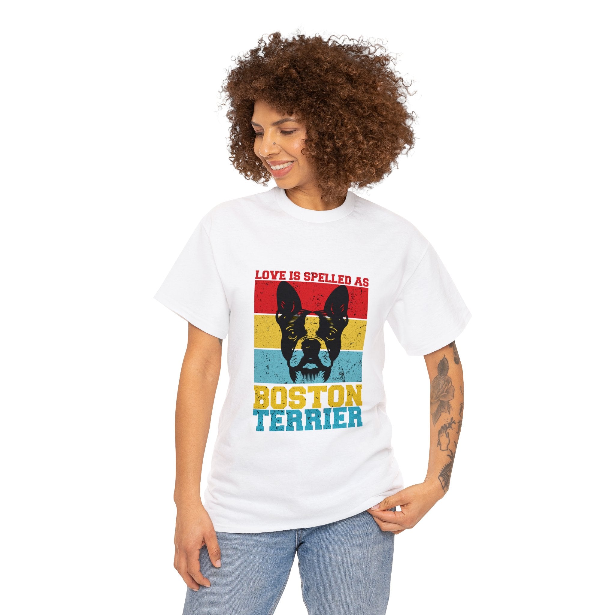 Ginger - Unisex Tshirts for Boston Terrier Lovers for Dog Moms & Dads-fadou