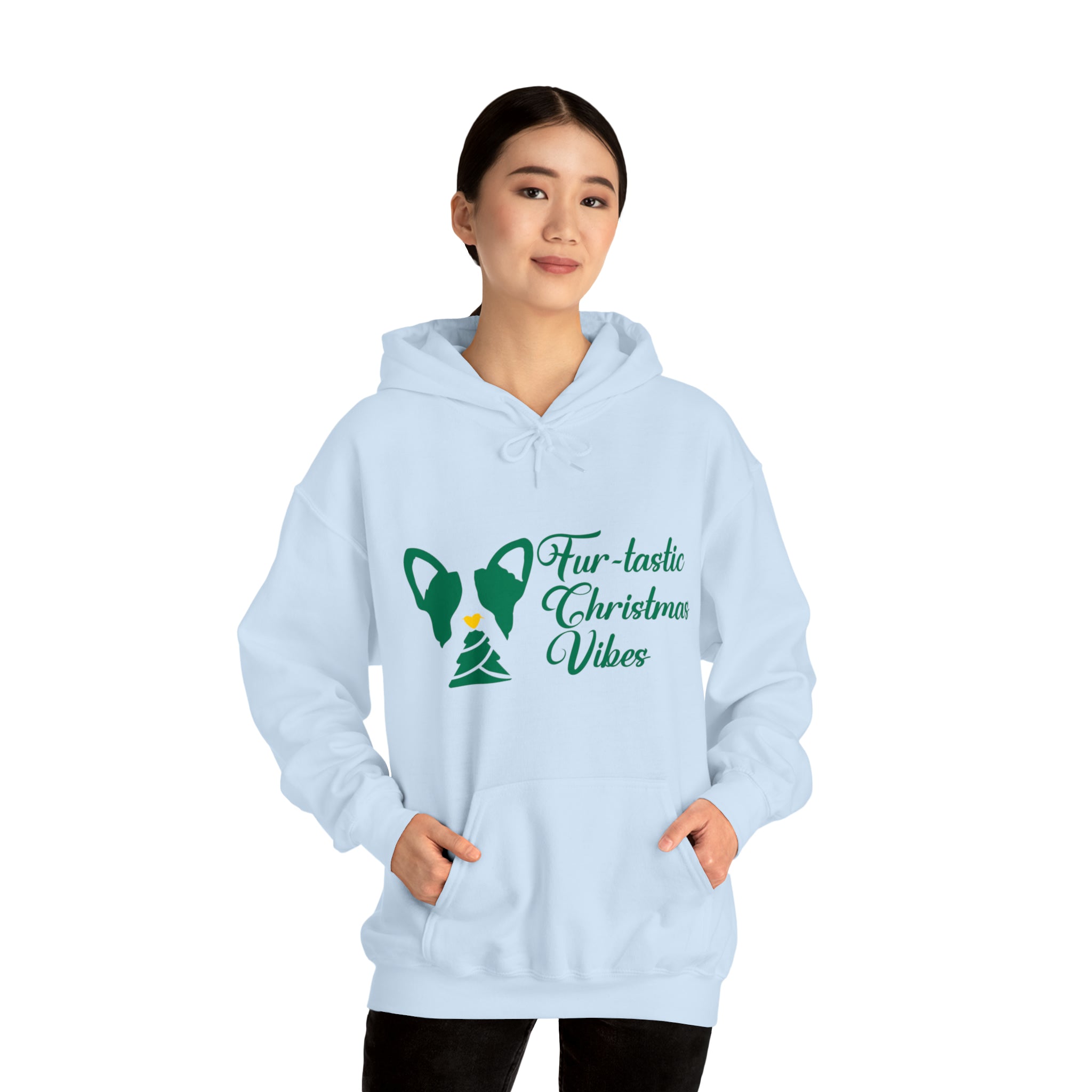 Frenchie Christmas Cotton Sweatshirt for Frenchie Enthusiasts-fadou