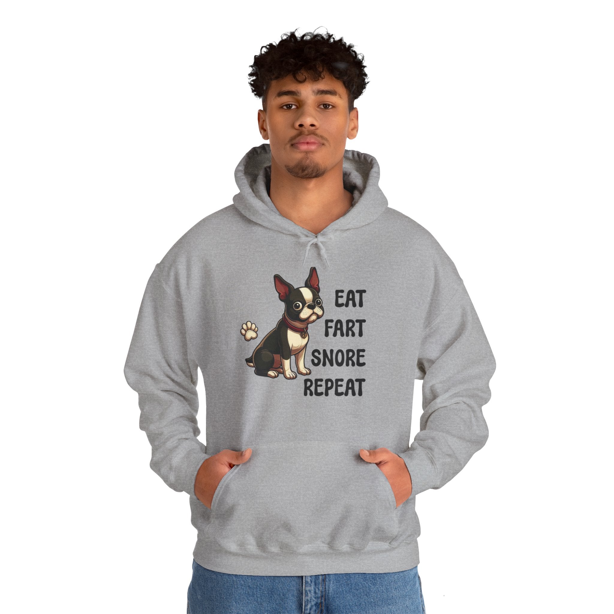 Richie French Bulldog Fleece Hoodie for Dog Moms & Dads-fadou