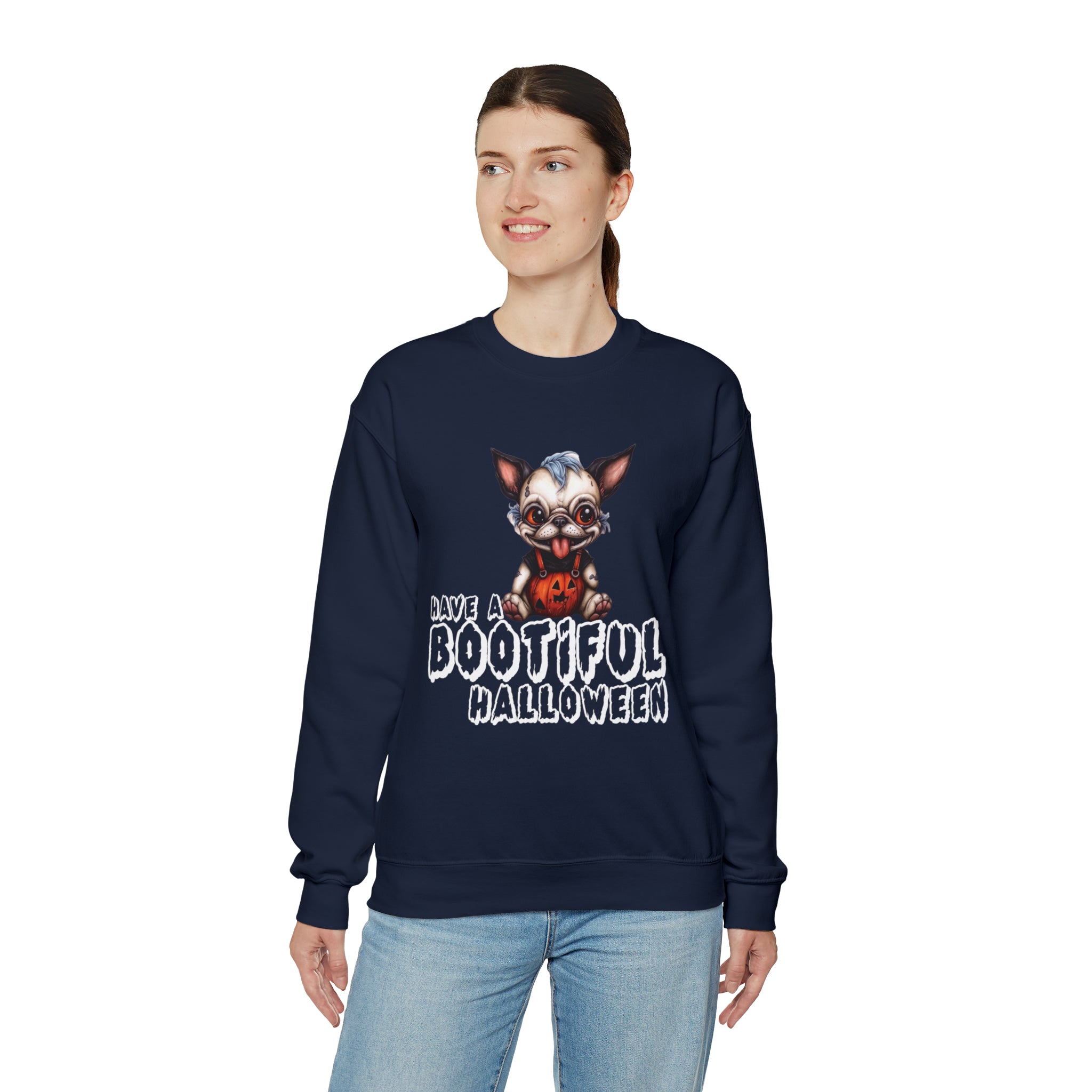 Unisex Halloween Pet Parent Pullover for Frenchie Enthusiasts-fadou