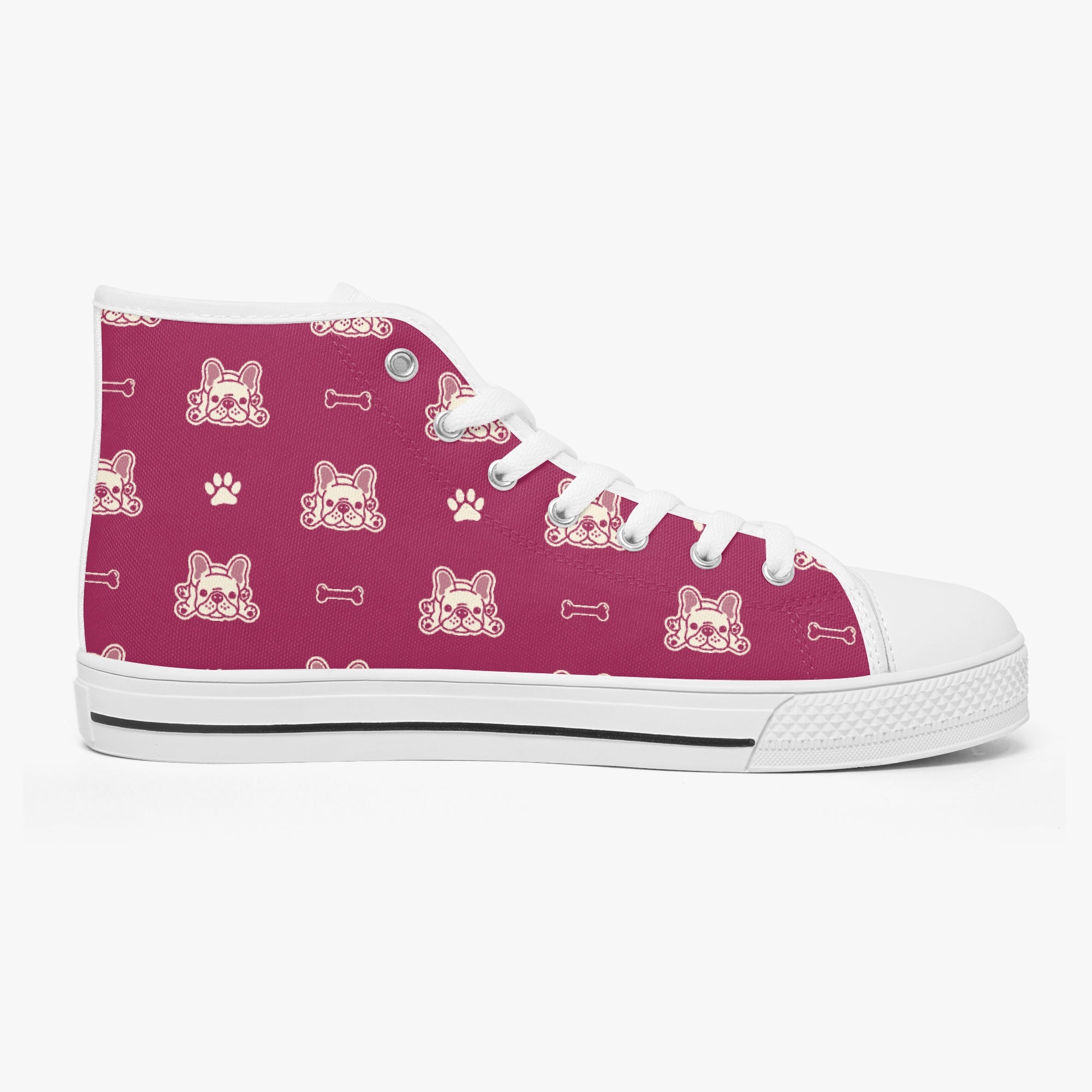 French Bulldog Classic Casual Footwear for Frenchie Fans-fadou