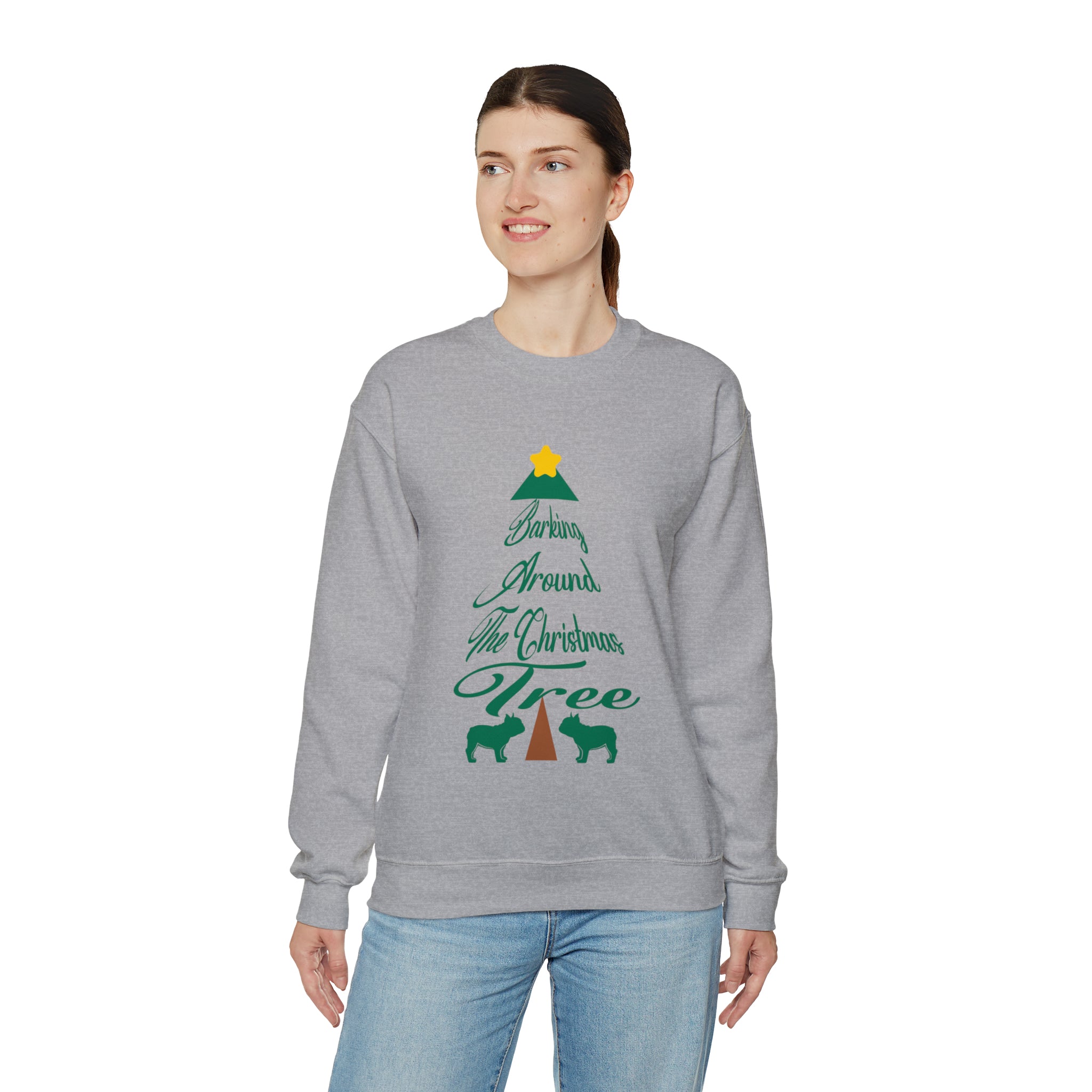 Frenchie Christmas Pet Parent Pullover for Everyday Wear-fadou