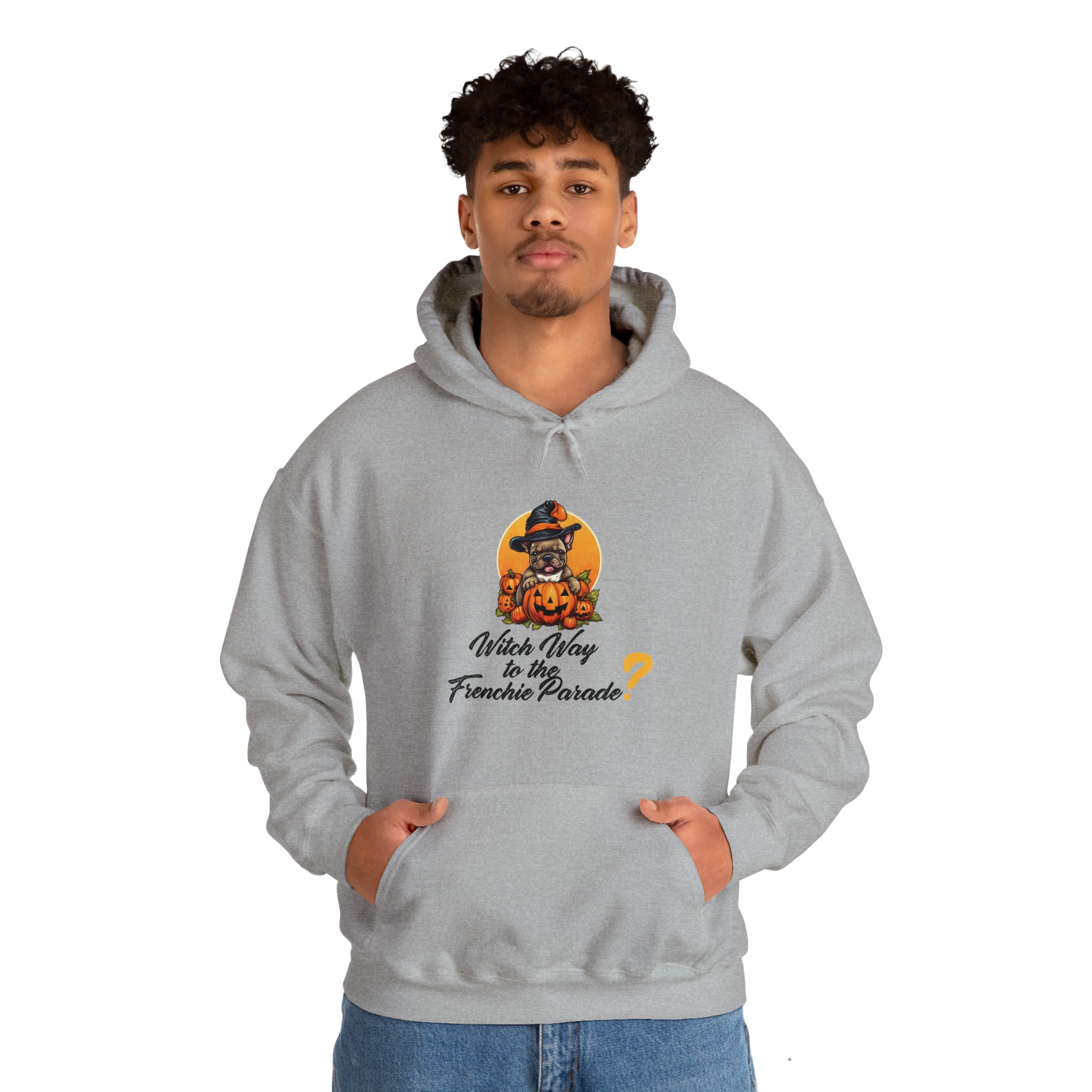 French Bulldog Halloween Fleece Hoodie for Bulldog Owners-fadou