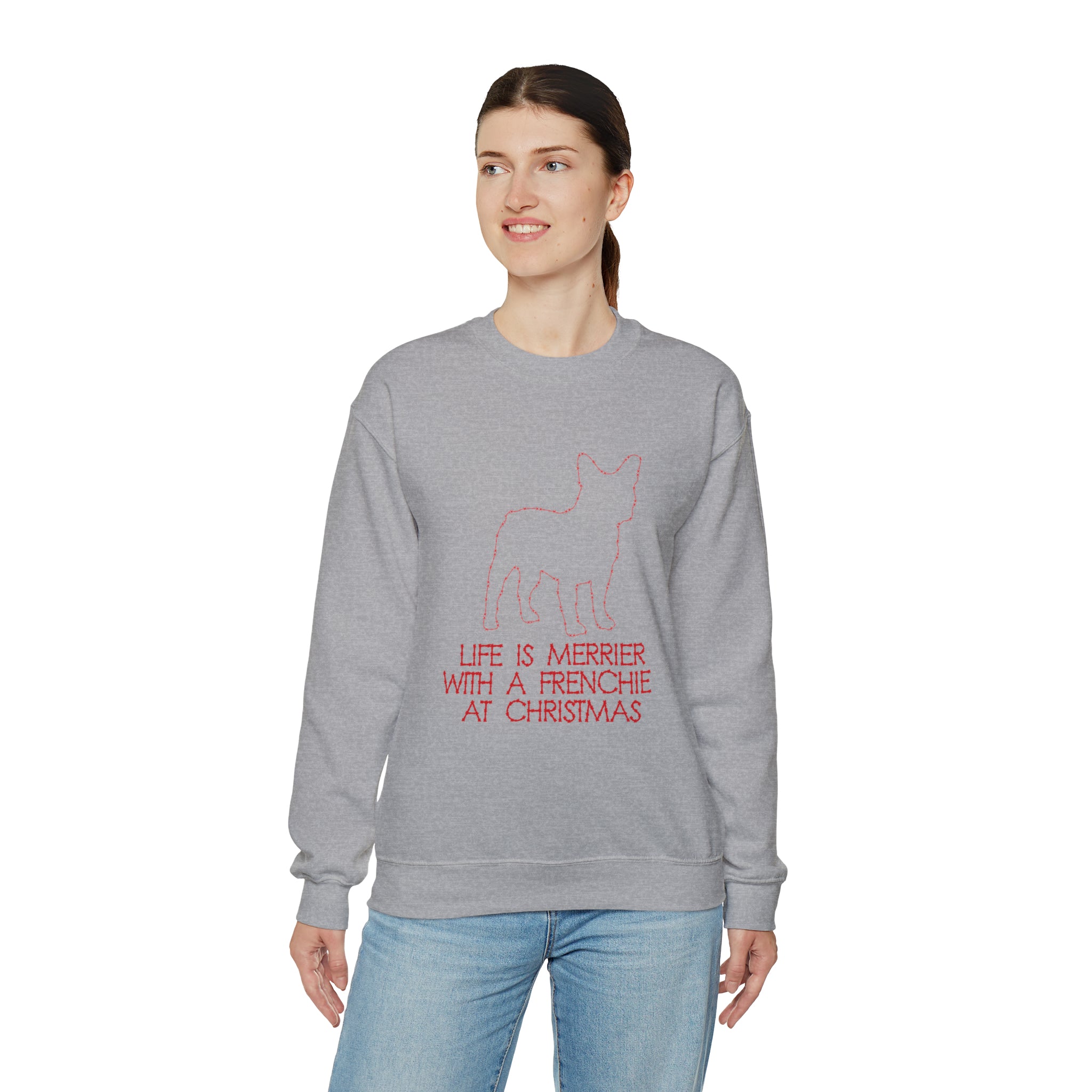 Harper French Bulldog Fleece Hoodie for Frenchie Enthusiasts-fadou