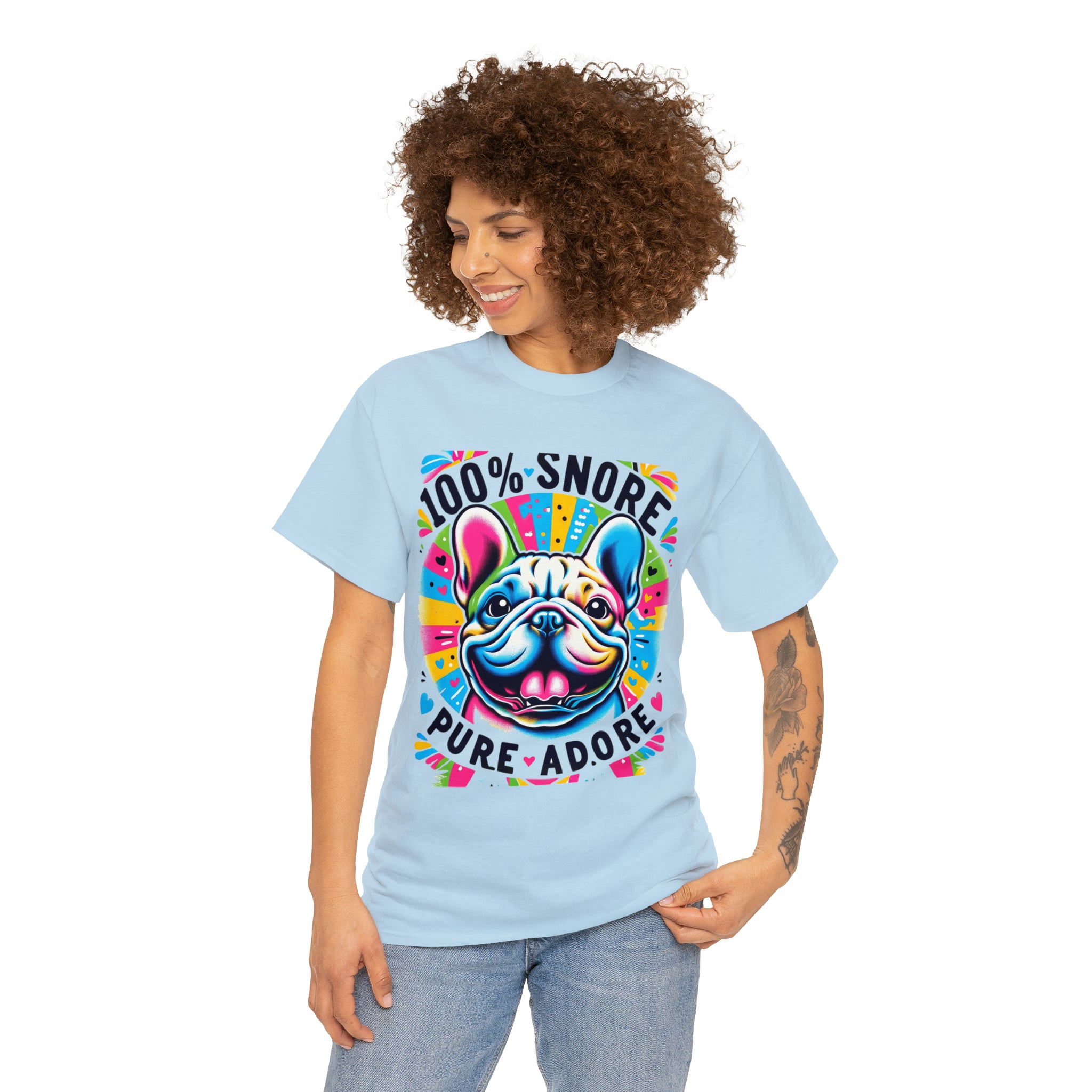 Frenchie Cotton Cotton T-Shirt for Frenchie Enthusiasts-fadou