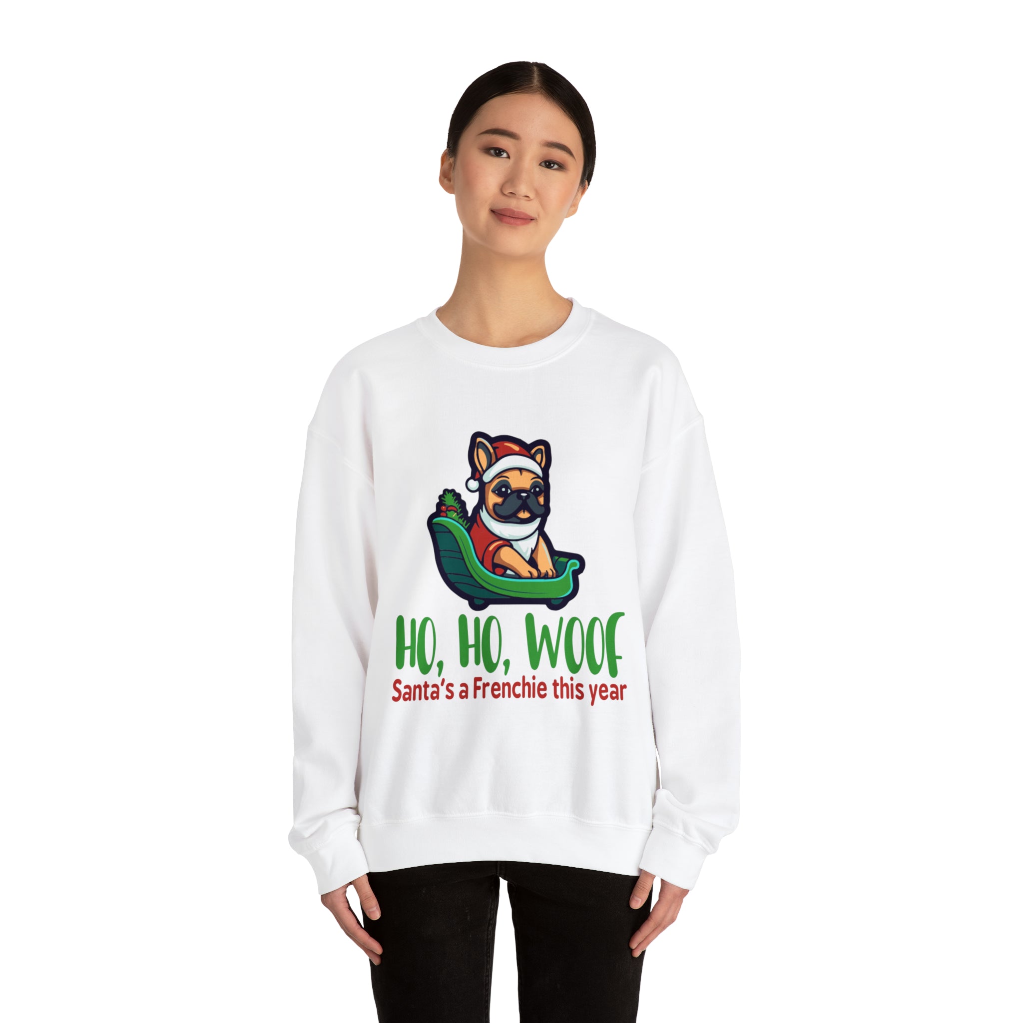 Holly French Bulldog Pet Parent Pullover for Everyday Wear-fadou