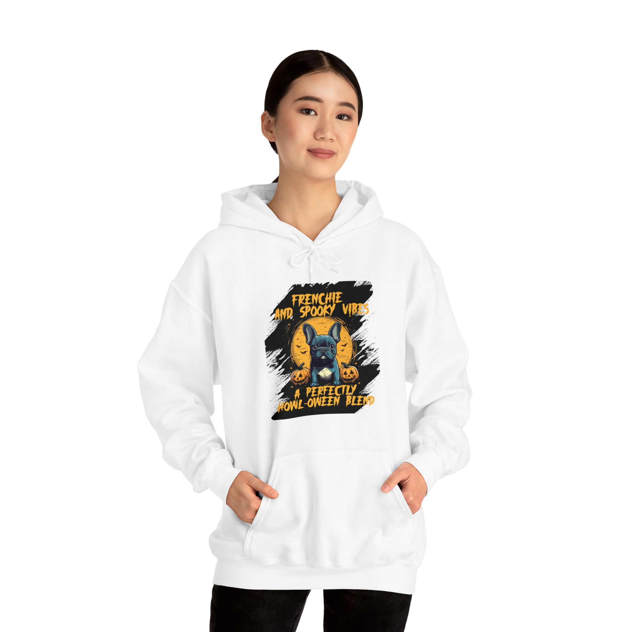 French Bulldog Halloween Dog Mom Hoodie for Dog Moms & Dads-fadou