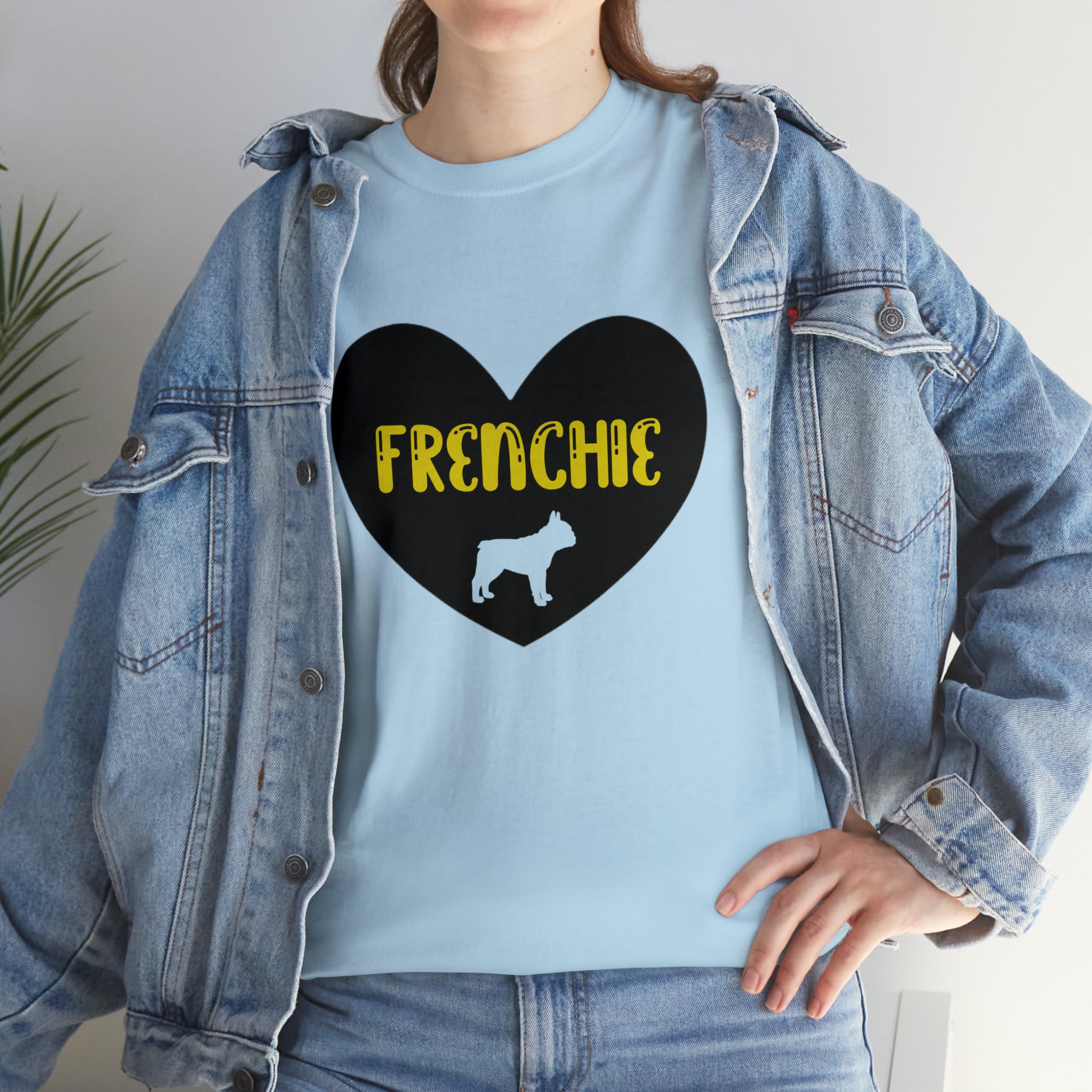 French Bulldog Cotton Dog Lover Tee for Dog Moms & Dads-fadou