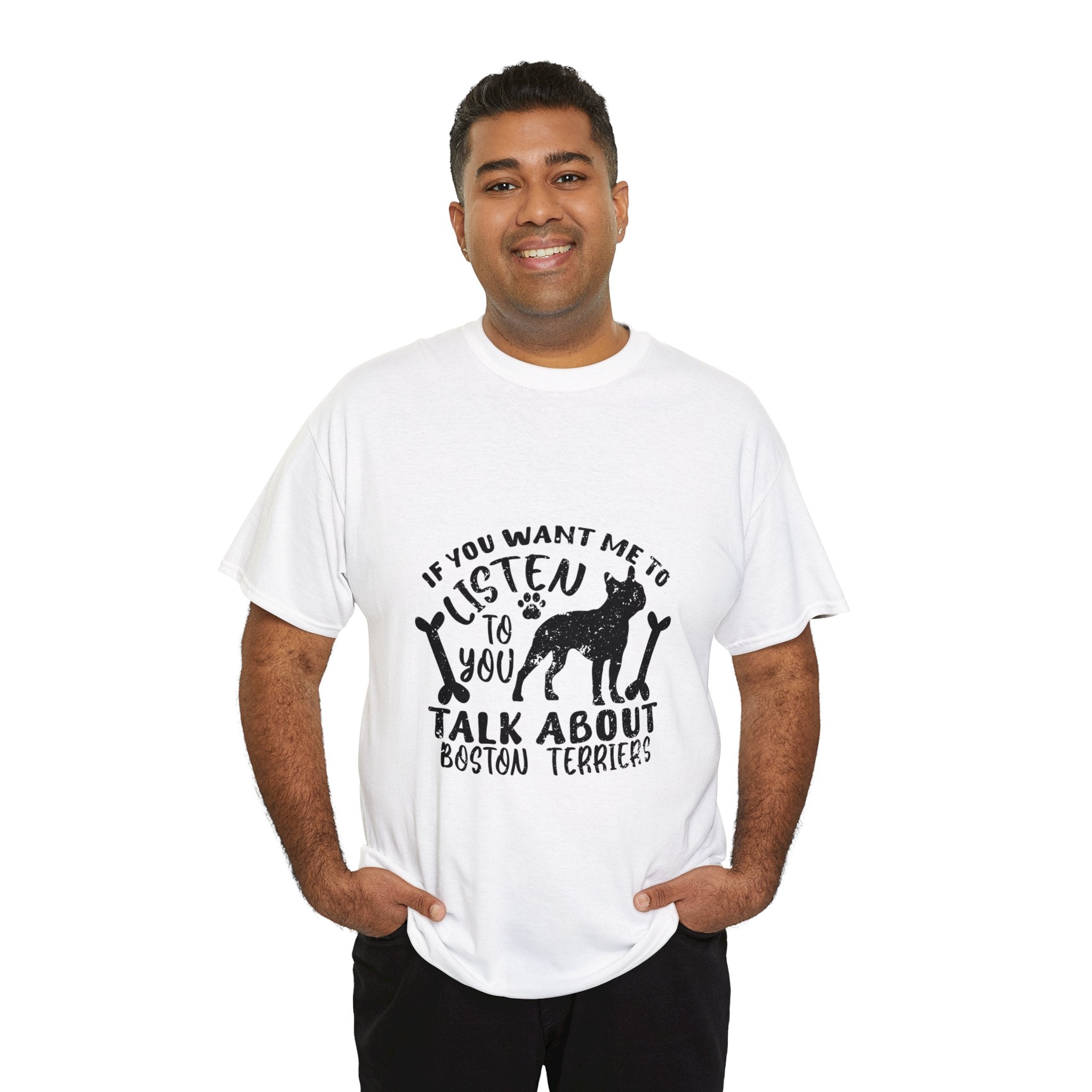 Marley - Unisex Tshirts for Boston Terrier Lovers for Everyday Wear-fadou