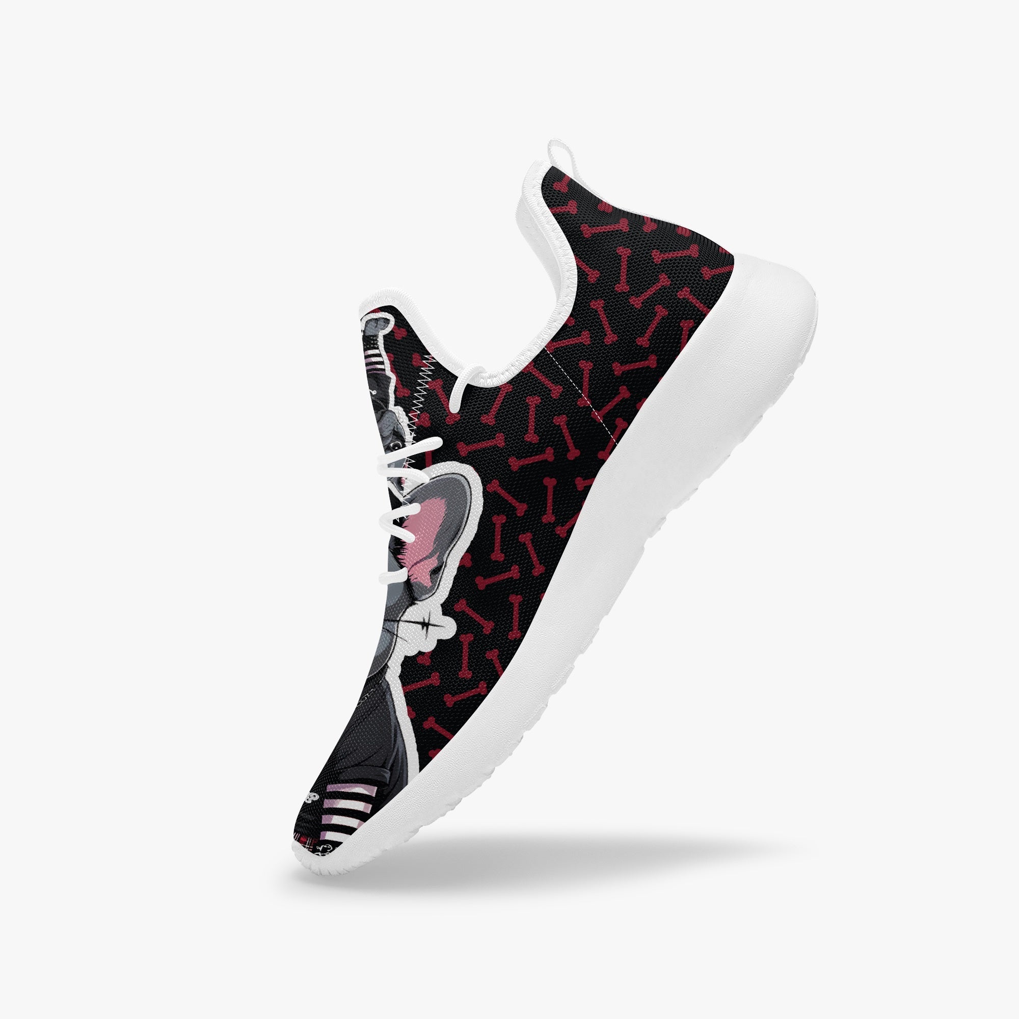 French Bulldog Canvas Sneakers for Frenchie Enthusiasts-fadou