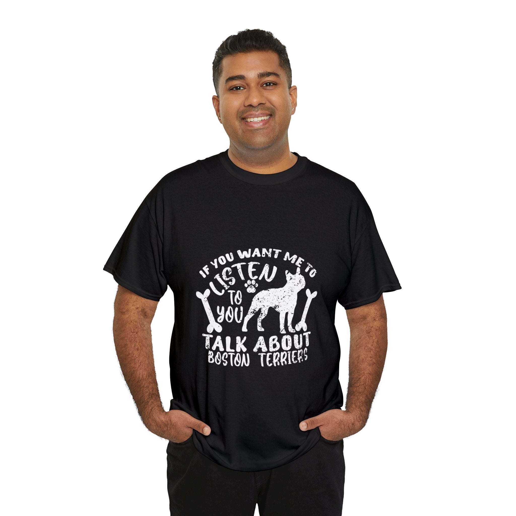 Marley - Unisex Tshirts for Boston Terrier Lovers for Everyday Wear-fadou