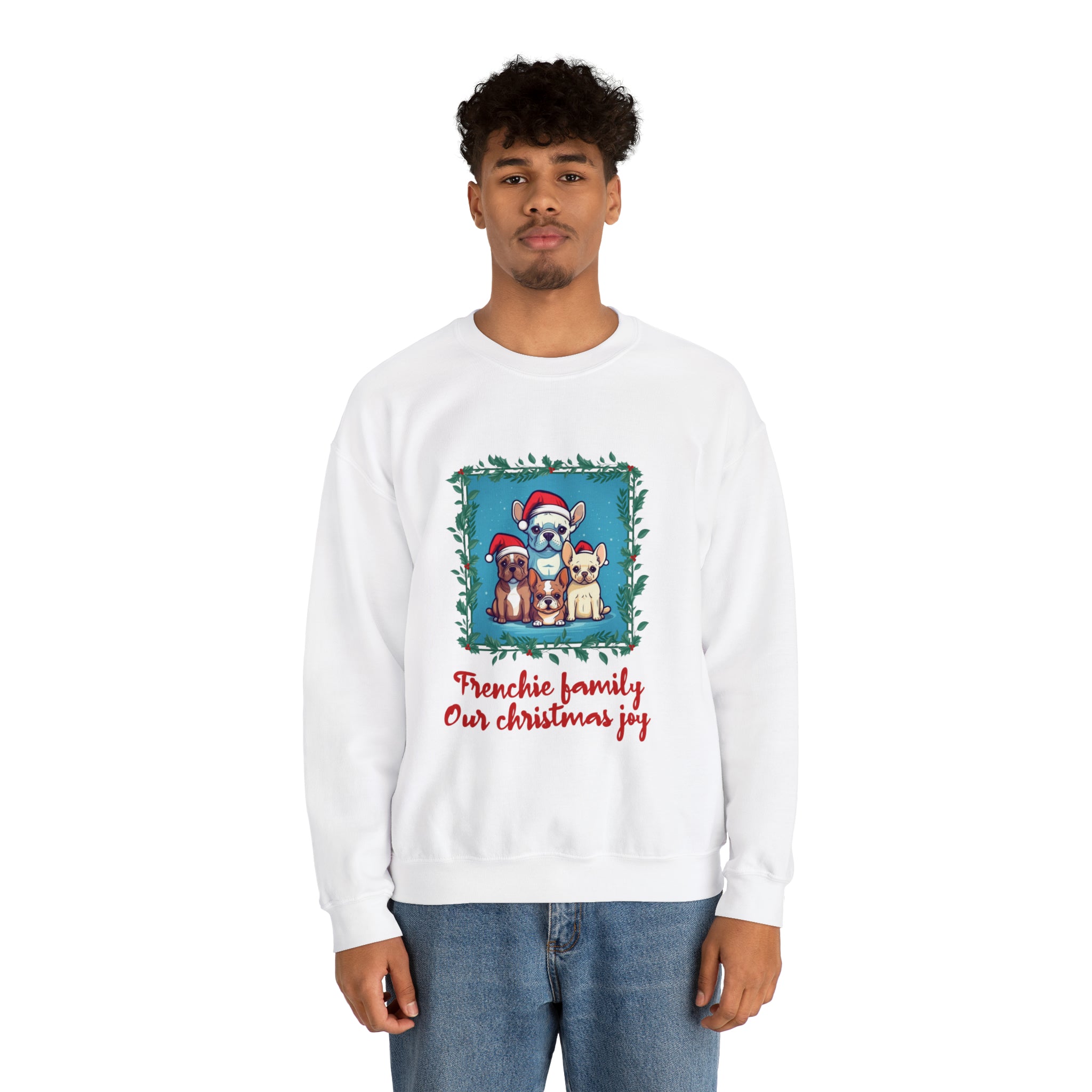 Frenchie Family Sweater - Unisex Sweatshirt for Travel Comfort-fadou