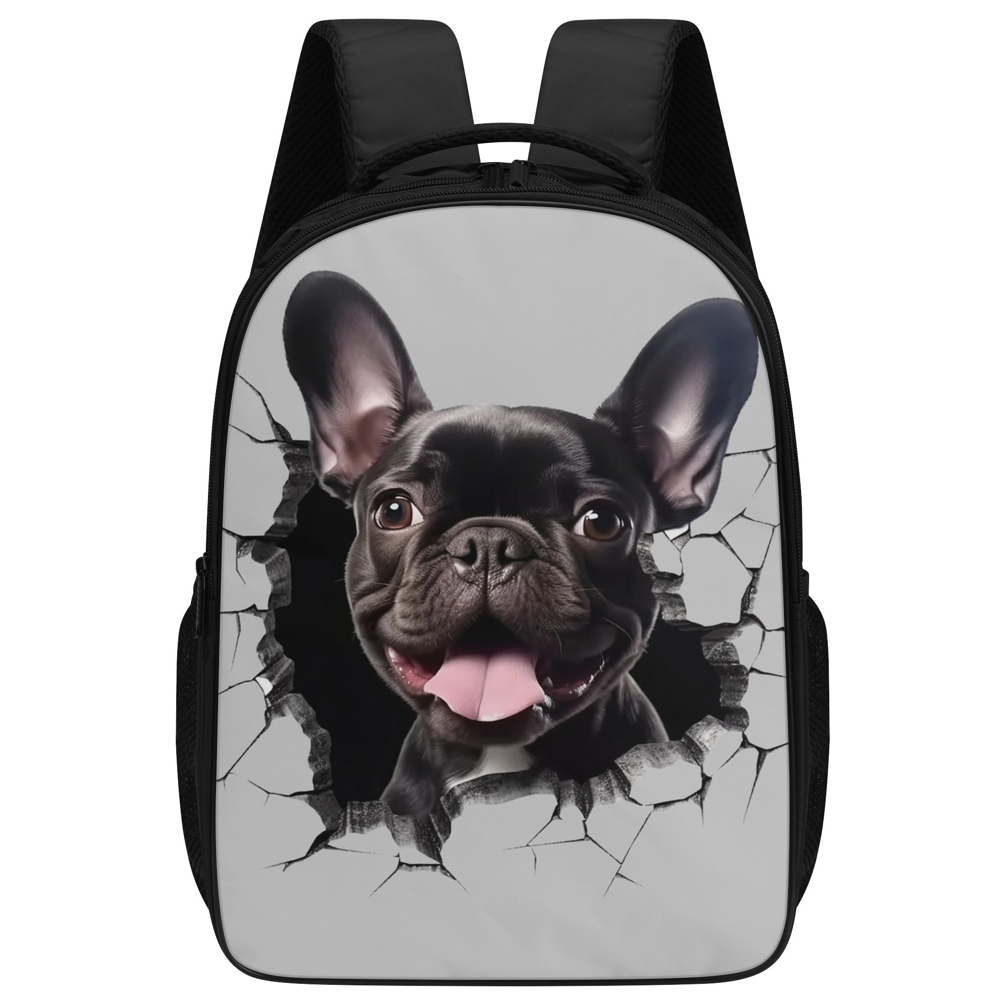 The Smile - 16 Inch Dual Compartment Backpack for Dog Park Days-fadou