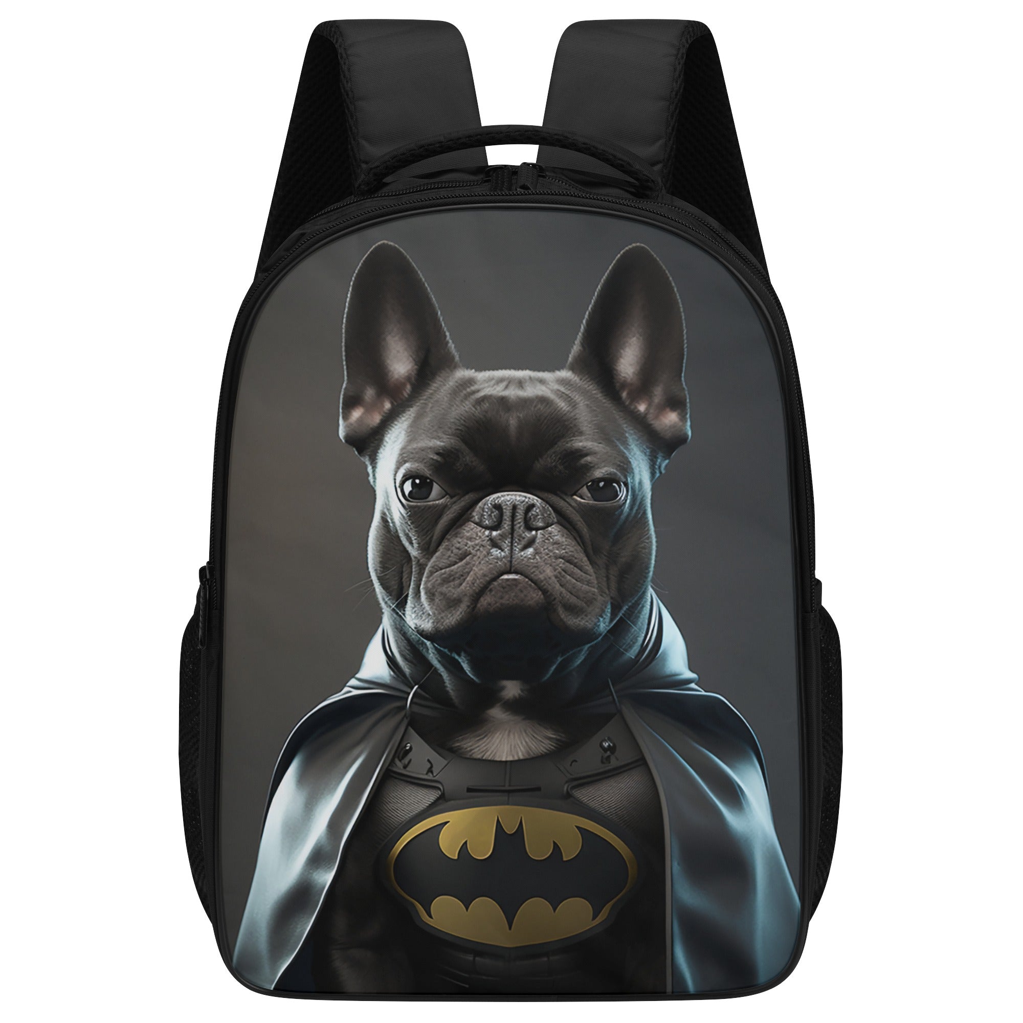 Bat French Bulldog Daypack Backpack for Dog Moms & Dads-fadou