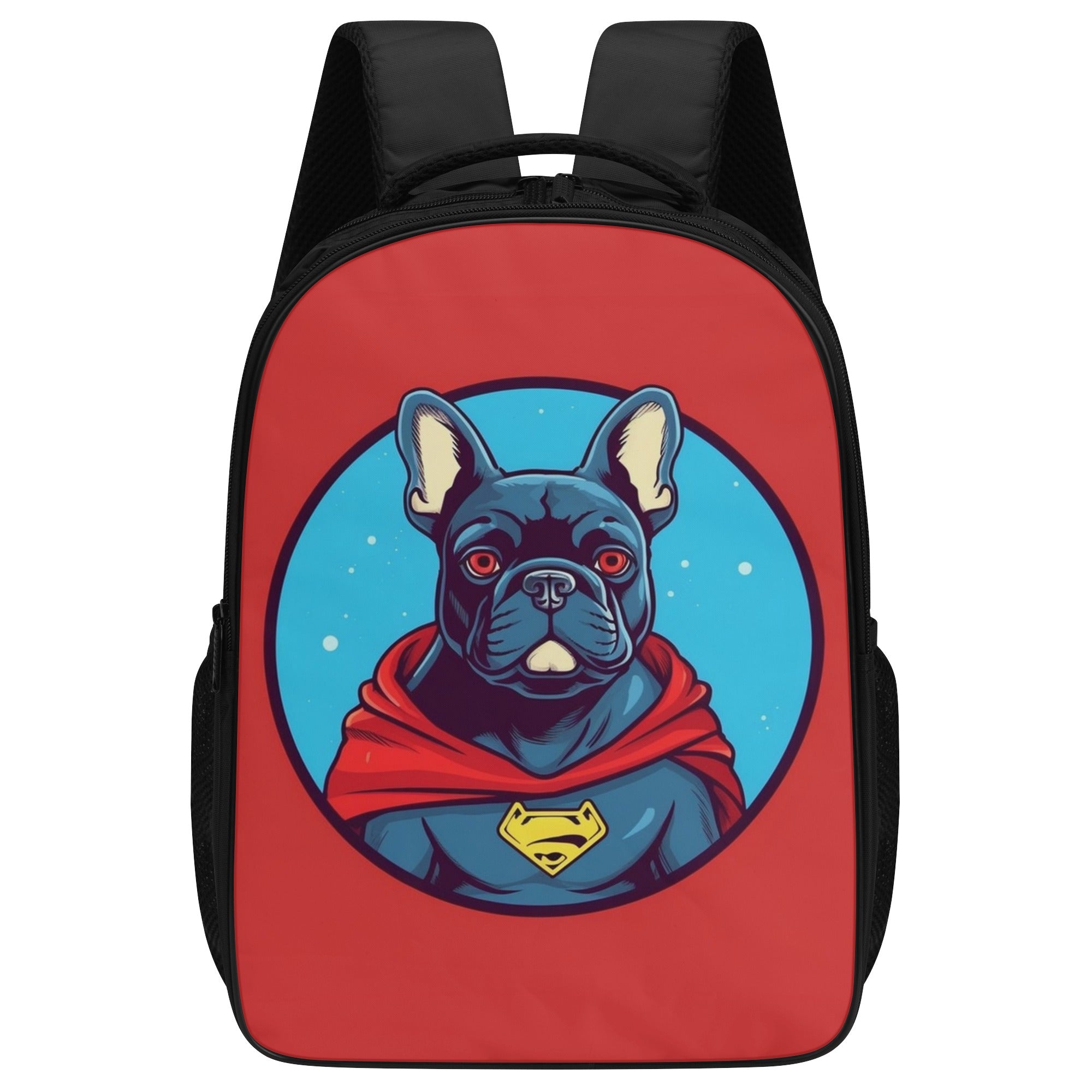 Super French Bulldog Daypack Backpack for Bulldog Owners-fadou