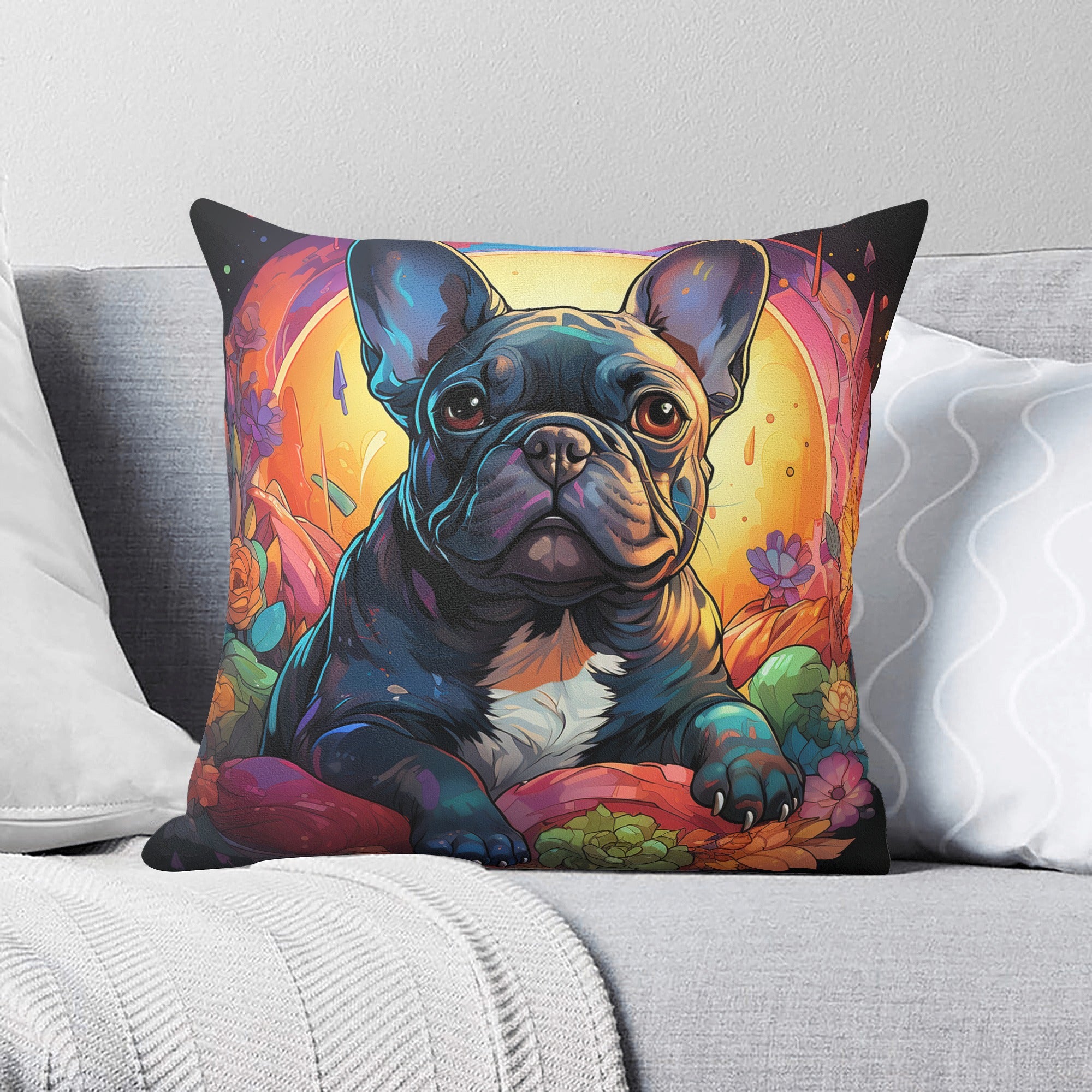 The French Bulldog Decorative Pillow for Dog Moms & Dads-fadou