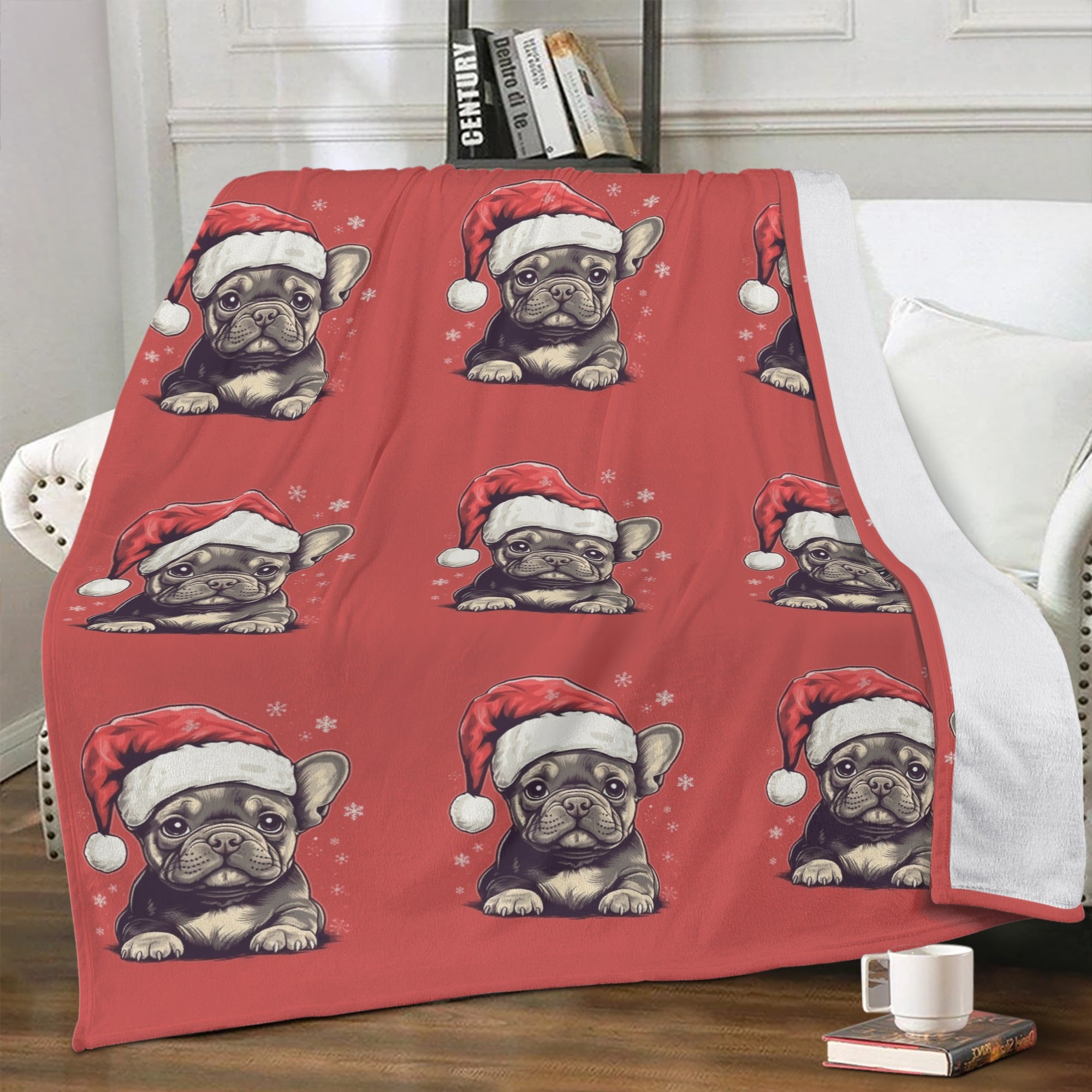French Bulldog Soft Cozy Plush Blanket for Dog Park Days-fadou