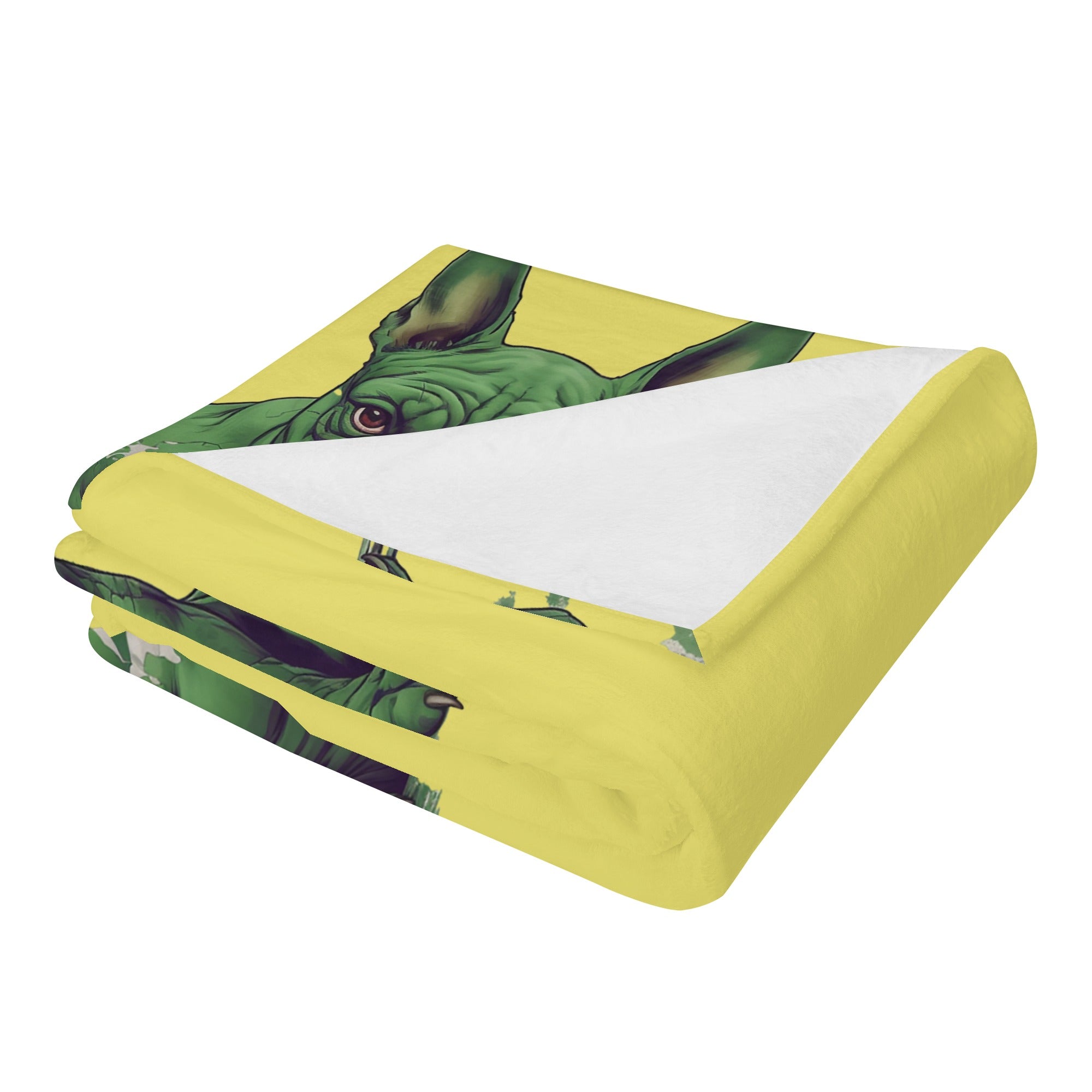 Teddy French Bulldog Soft Throw for Frenchie Enthusiasts-fadou