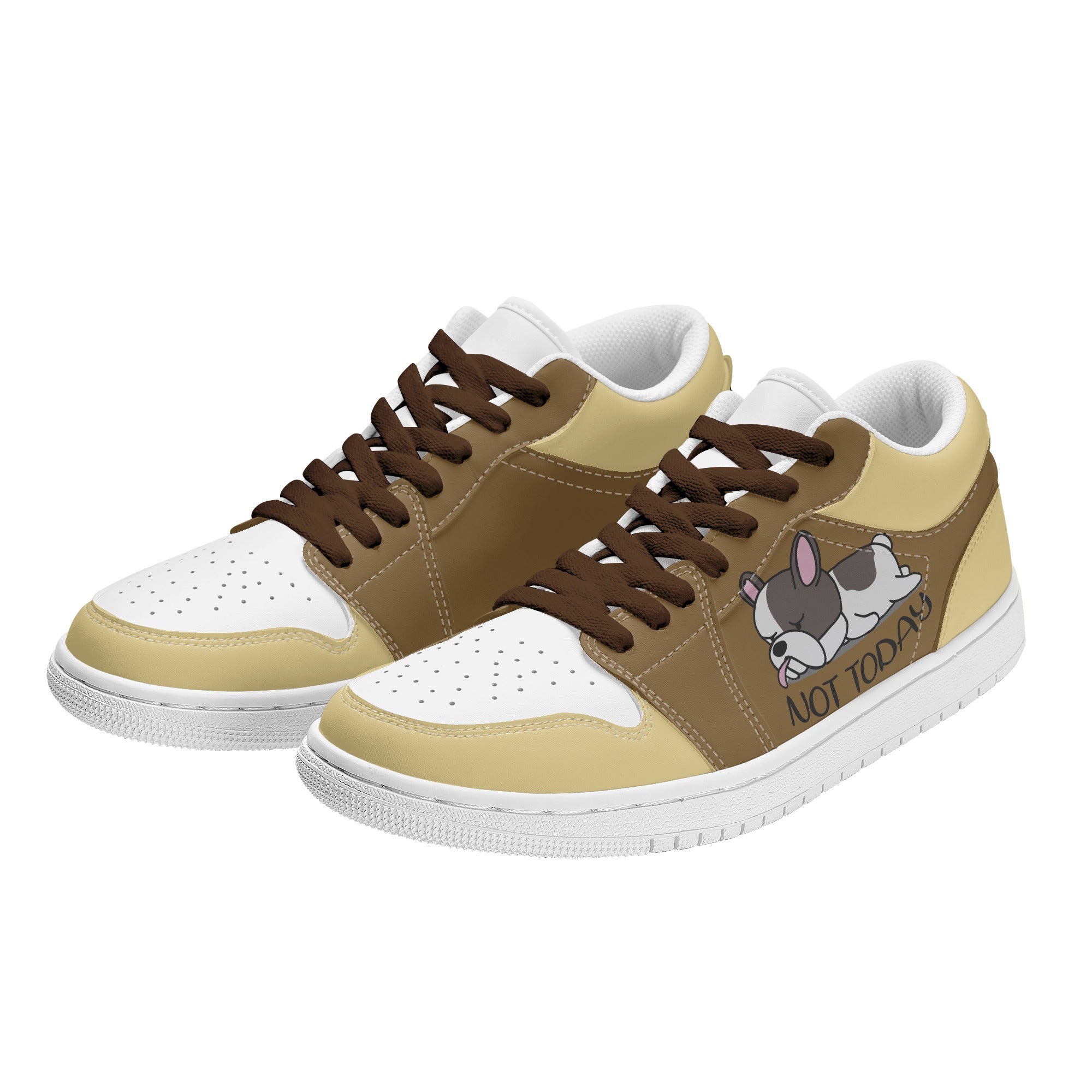 Lazy French Bulldog Classic Sneakers for Bulldog Owners-fadou