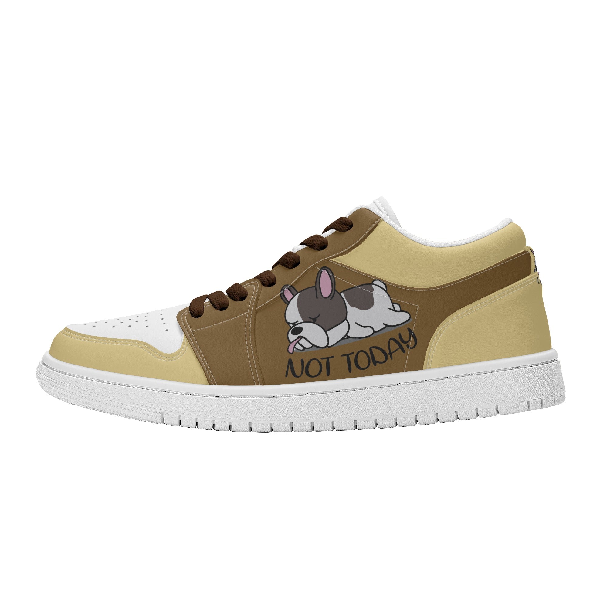 Lazy French Bulldog Classic Sneakers for Bulldog Owners-fadou